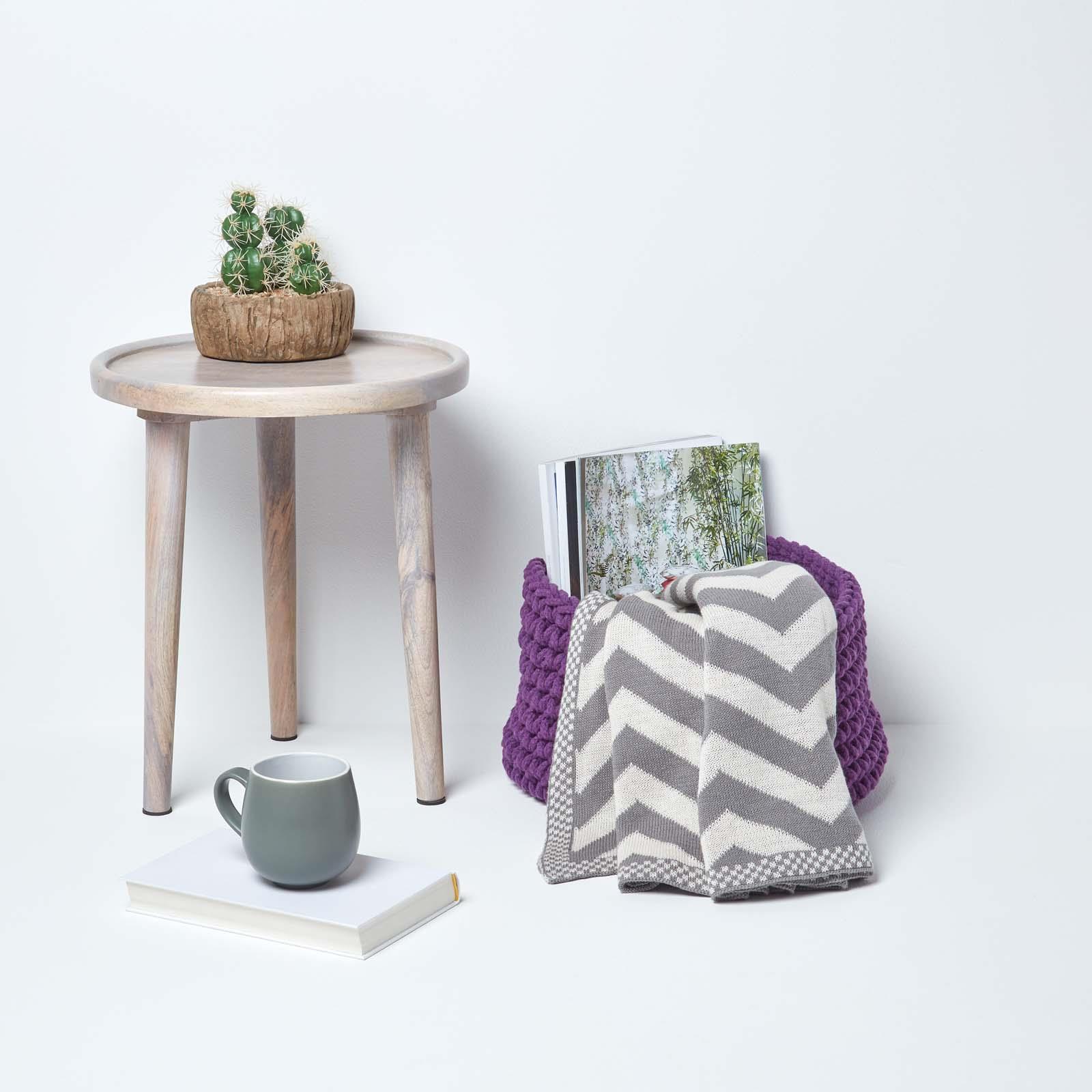 100% Cotton Round Knitted Storage Basket Books & Cloths Storage Handmade Basket - Picture 37 of 135