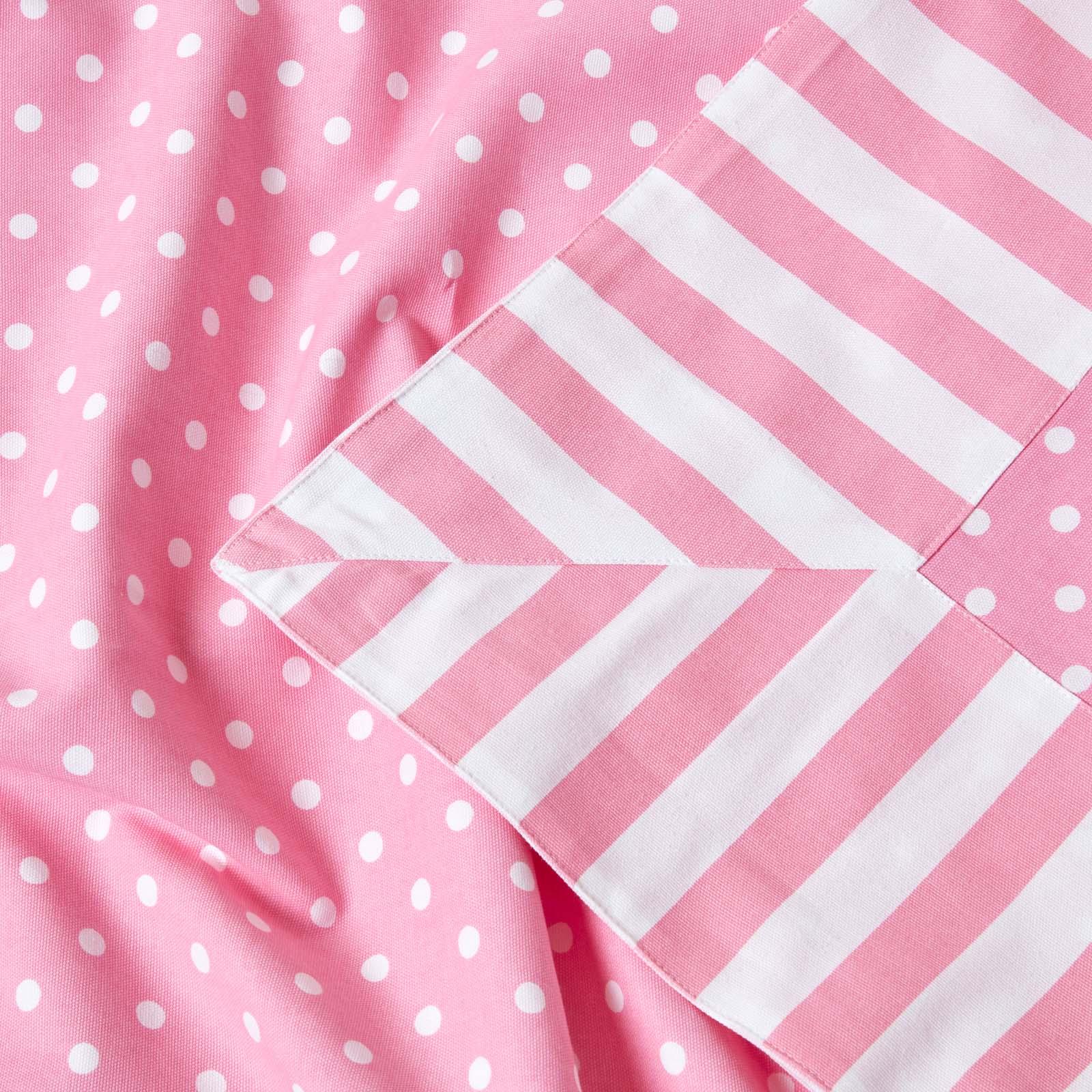 Cotton Pink Heart Decorative Sofa Throw, Red Polka Dots, Blue Stars and Stripes - Picture 20 of 55