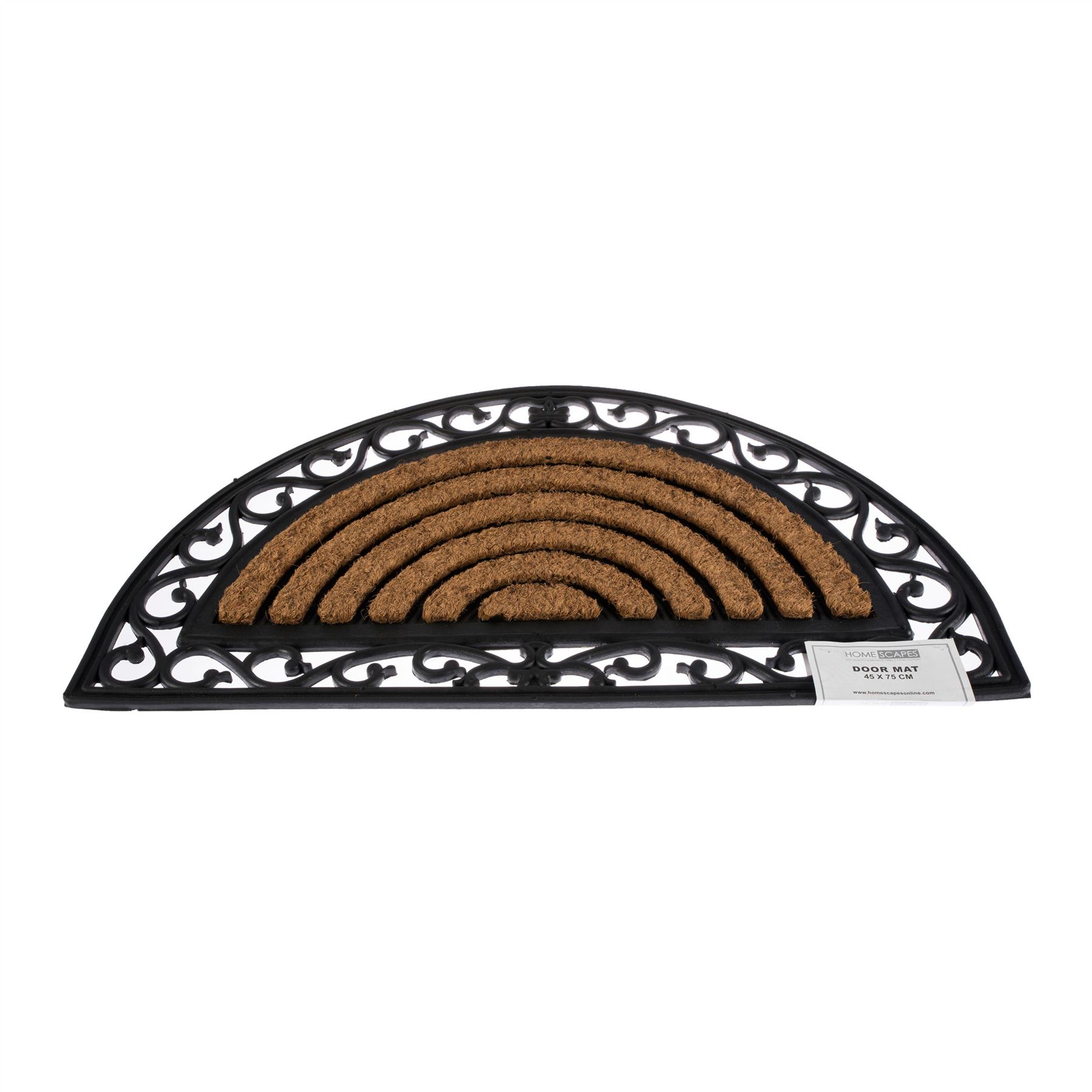 Coir Rubber Door Mat Indoor Outdoor Use Large wrought Iron Heavy Duty