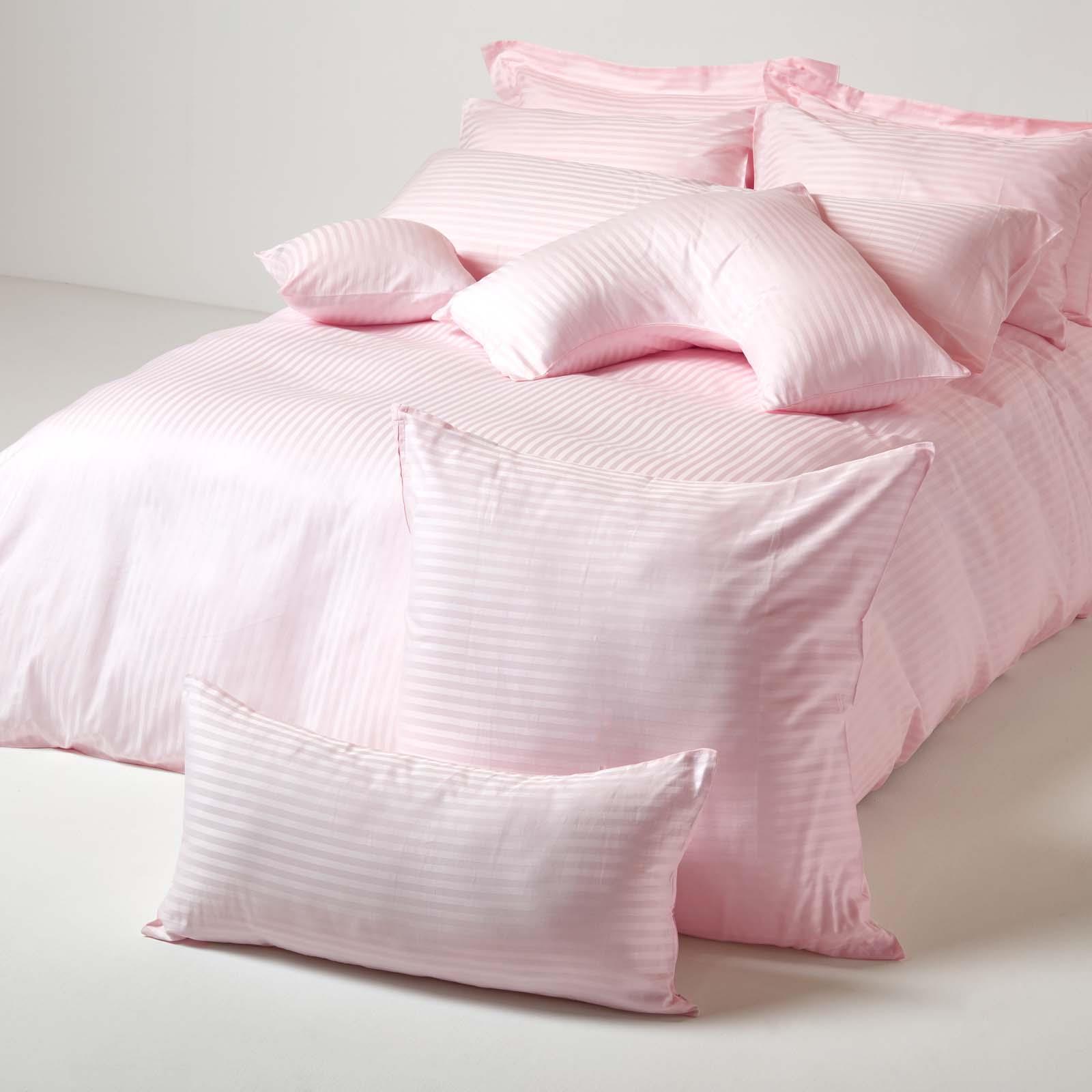 Egyptian Cotton Body Pillow Cases 330 Tc White Cream Blue Pink