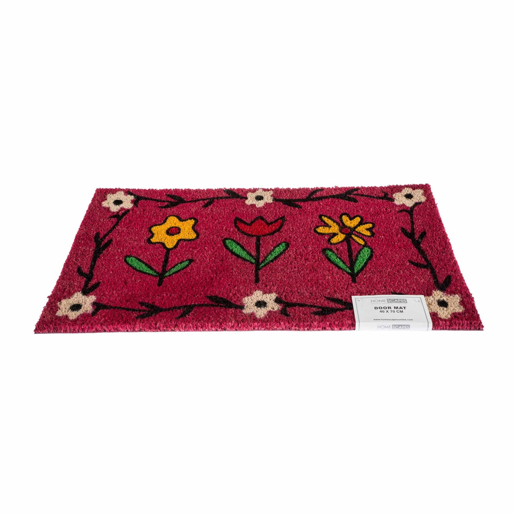 Novelty Natural Coir Door Mat Heavy Duty Indoor Outdoor Floor Entrance