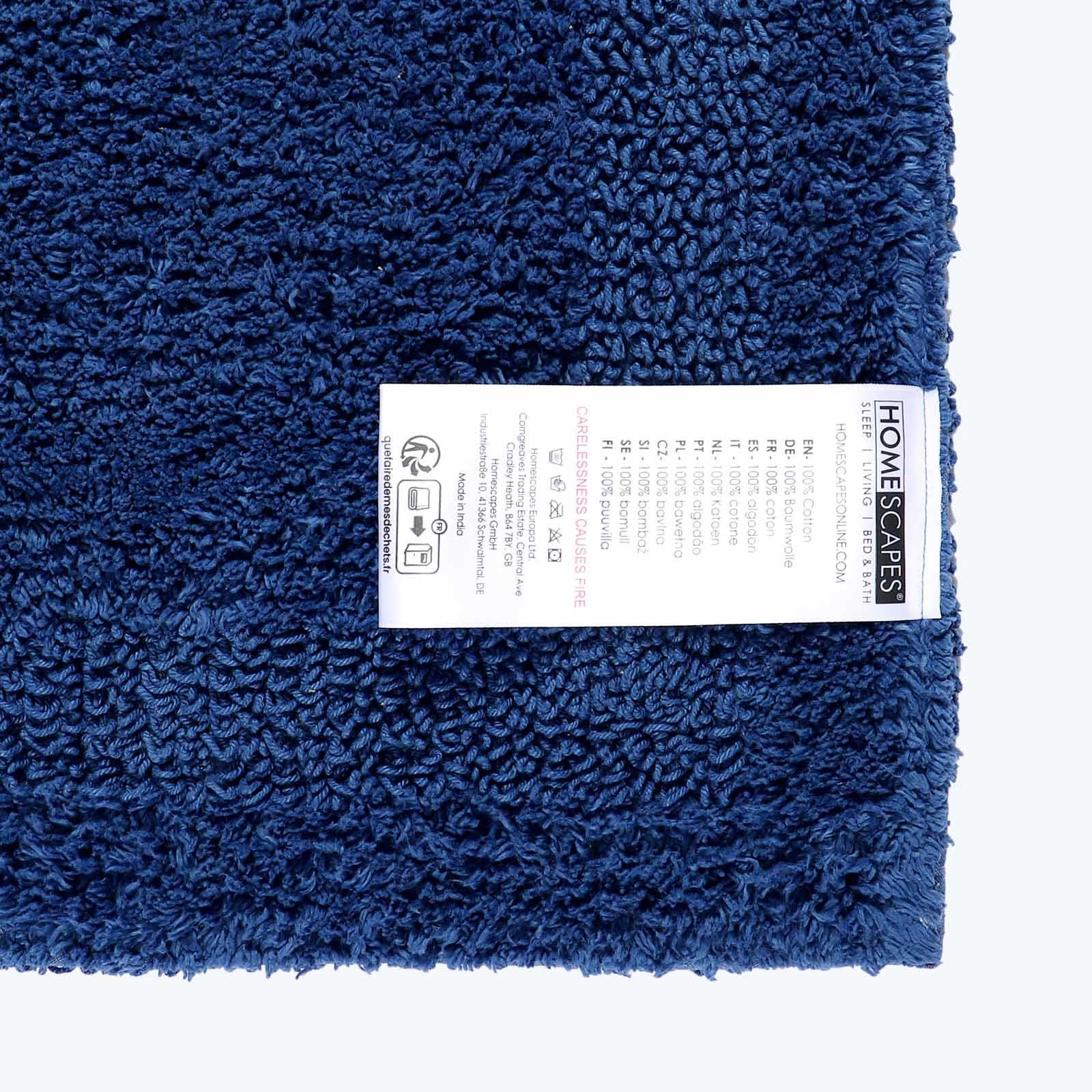 100% Cotton Luxury Reversible Extra Large Bath Mat 70x120cm Thick, Soft Non-Slip - Picture 58 of 90