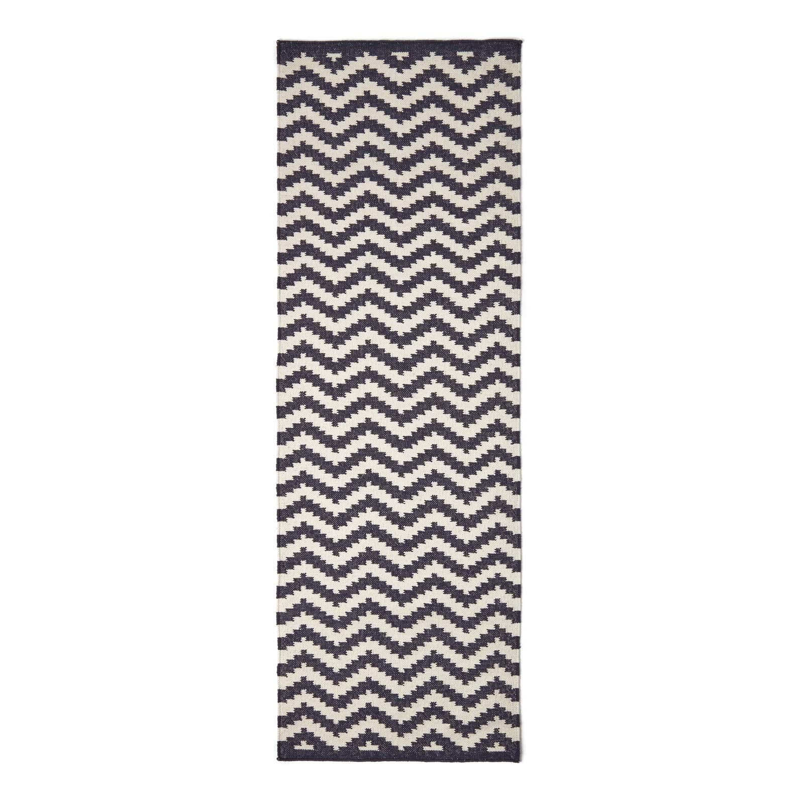 Handmade Cotton & Wool Kilim Rugs Runner Multi Coloured Geometric Diamond Carpet - Picture 19 of 64