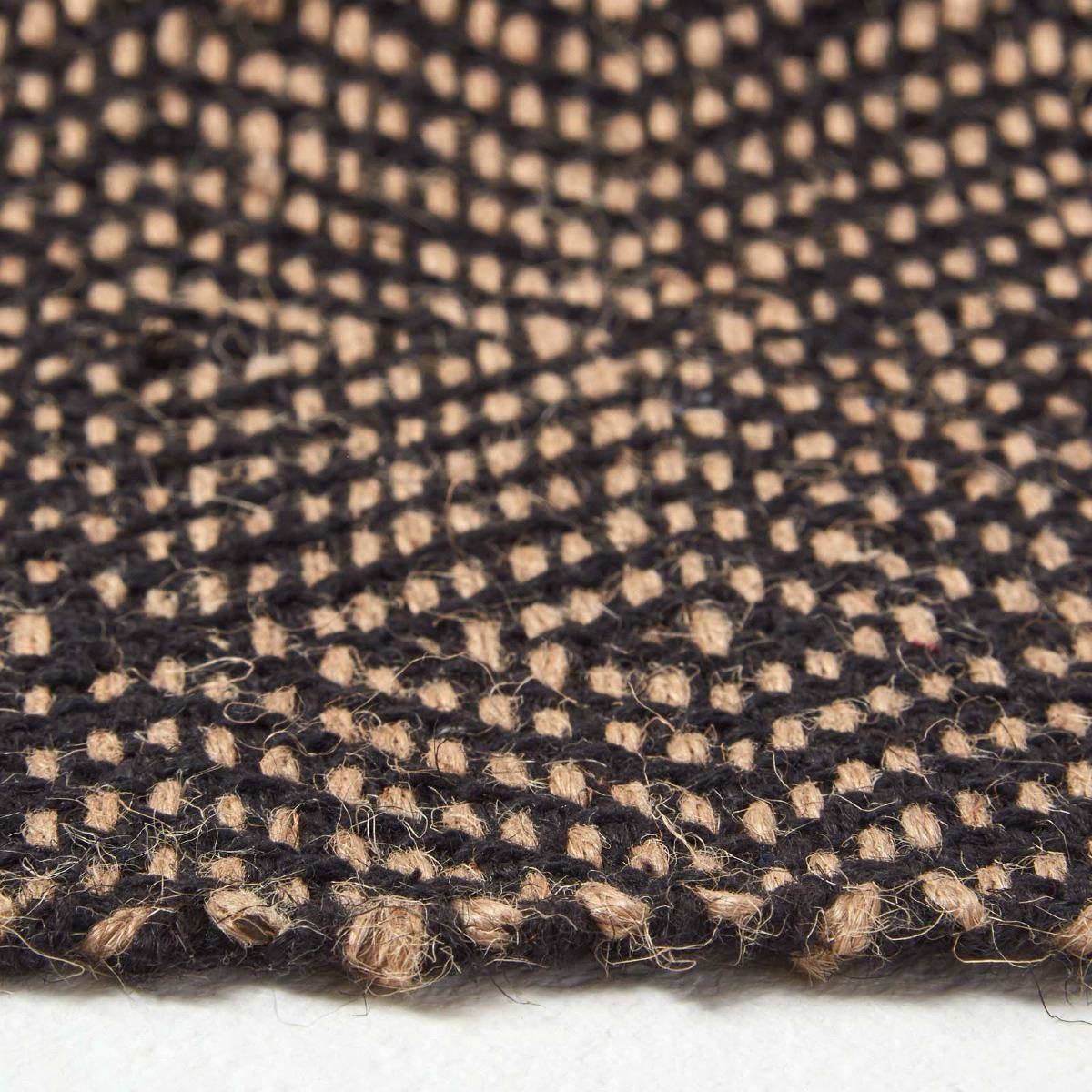 Geometric Jute Rug, Multicolour Striped, Black, Red, Blue - Picture 7 of 22