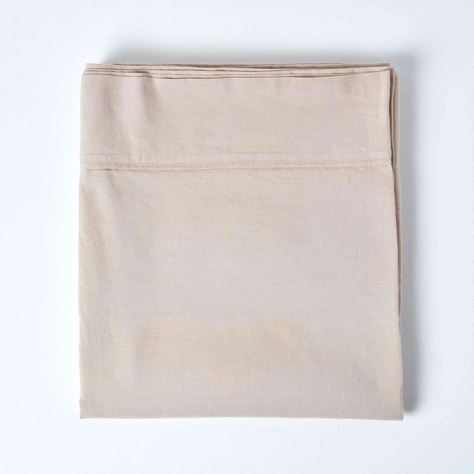 Luxury Soft Linen Plain Flat Sheet Single, Double, King, Super King - Picture 18 of 31