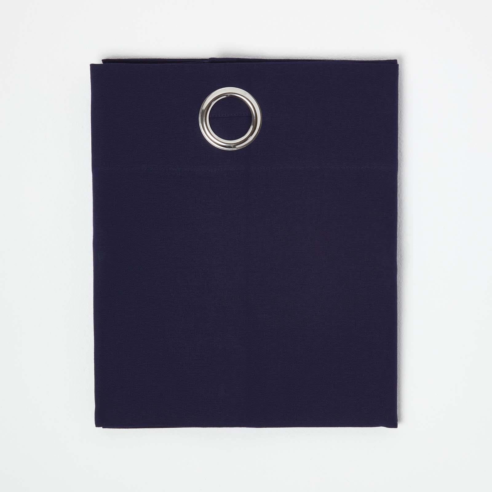 Plain Dyed Heavy Cotton Curtain Eyelet Ready Made Ring Top White, Blue, Grey - Picture 56 of 83