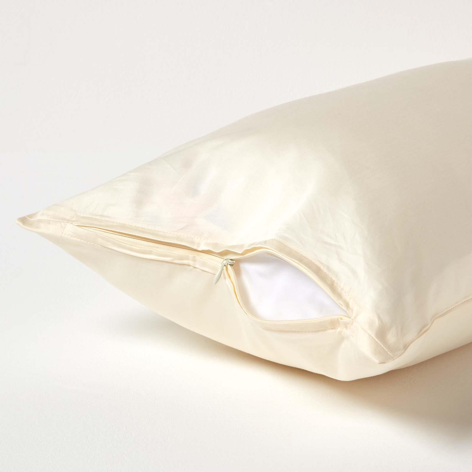 100% Organic Cotton Continental Pillowcase, 400 TC 600 Thread Count Equivalent - Picture 20 of 36