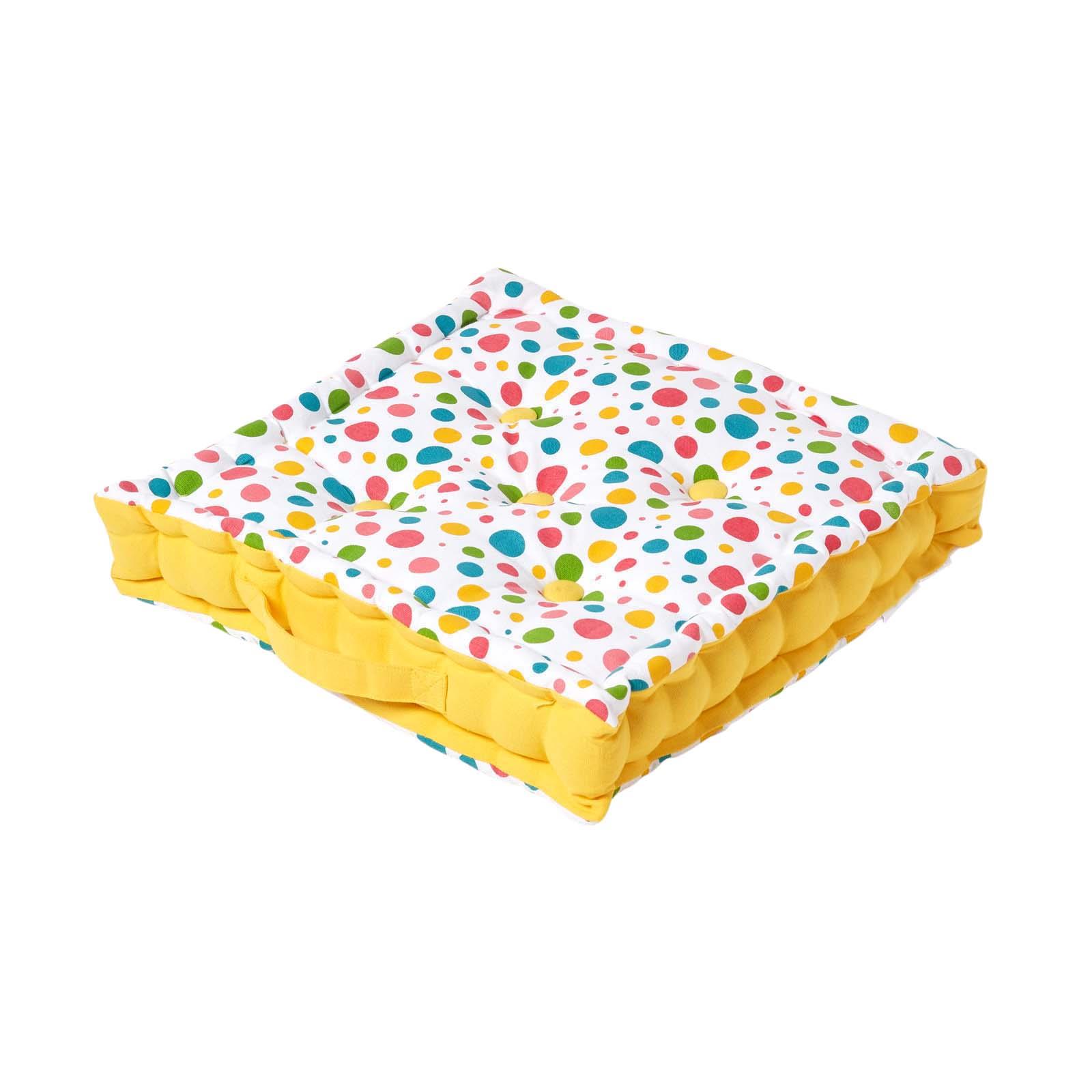 Cotton Floral Floor Cushions Large Kids Garden Dining Chair Seat Pad Booster - Picture 26 of 57