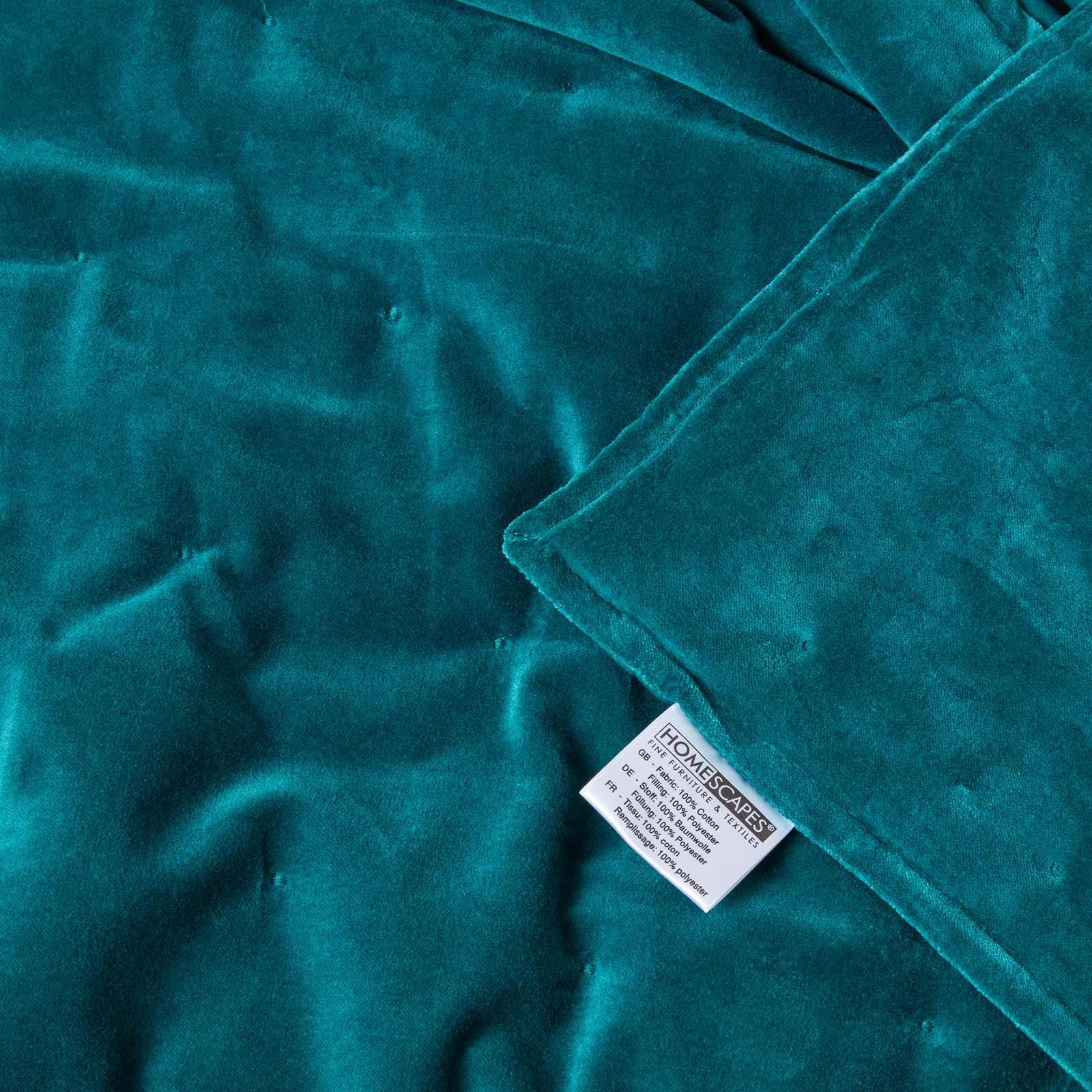 Luxurious Super Soft Cotton Velvet Woven Washable Quilted Sofa or Bed Throw - Picture 29 of 57