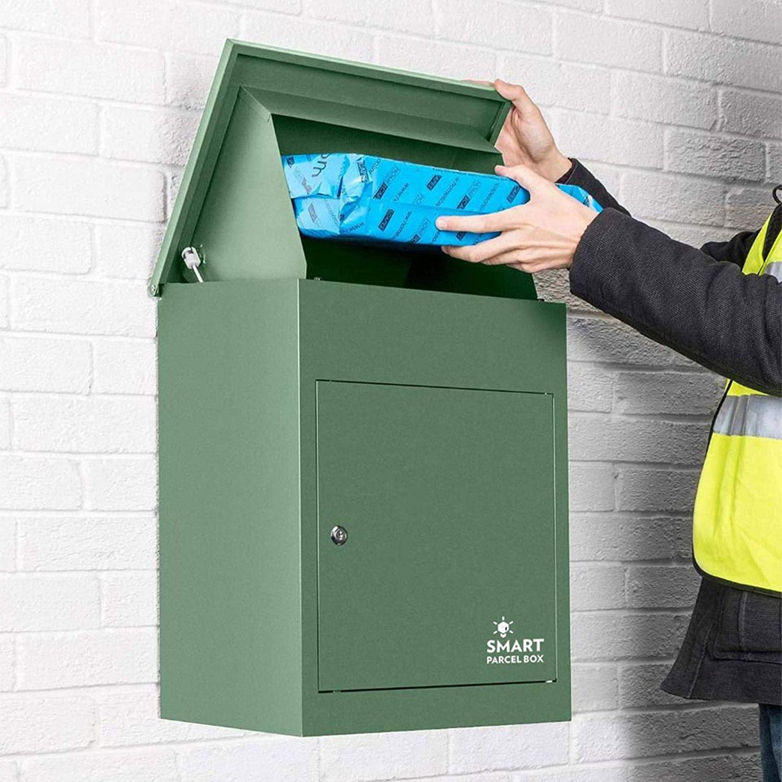 Medium Parcel Delivery Drop Box Lockable Home Storage Letter Post Box - Picture 38 of 64