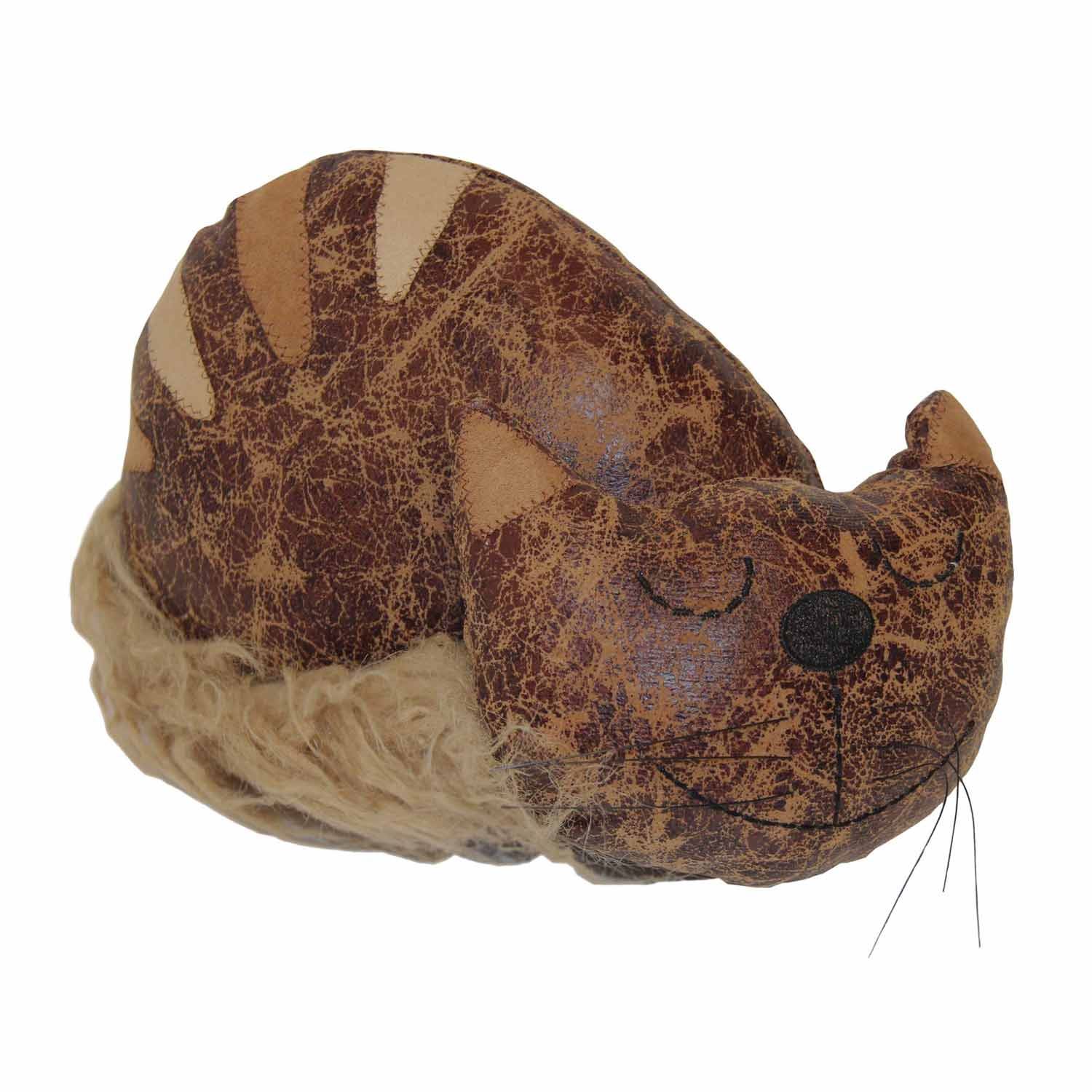 Novelty Animal Door Stop Filled Heavy Fabric Leather Door Stay Stopper