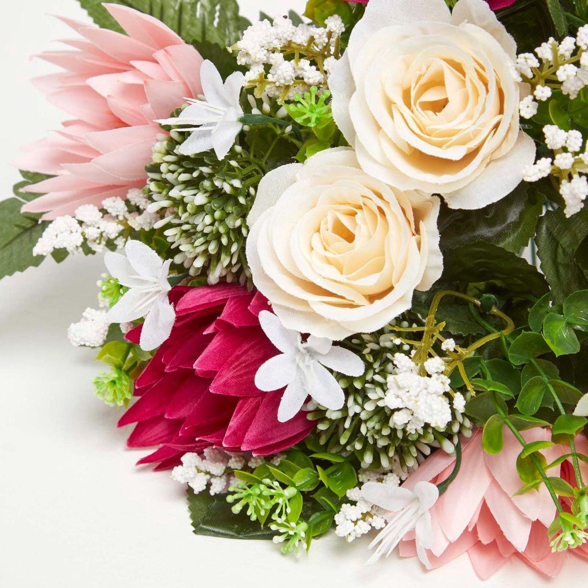 Artificial Fake Flowers Bouquet Arrangement Home Wedding Party Garden-Decor - Picture 37 of 38