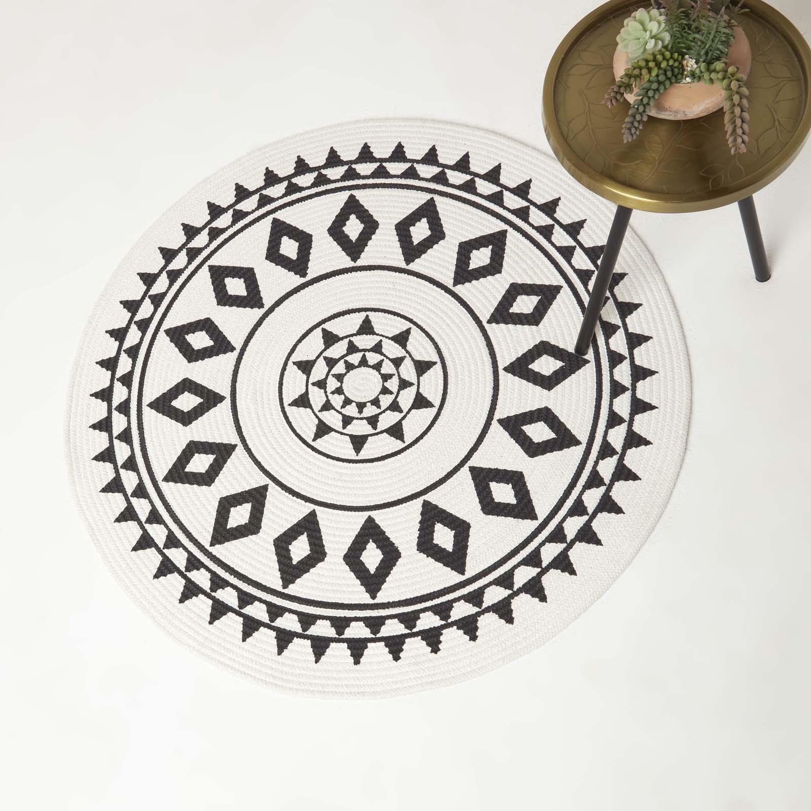 Hand Woven Multi Coloured Rugs and Hall Runners in Decorative Geometric Pattern - Picture 9 of 51
