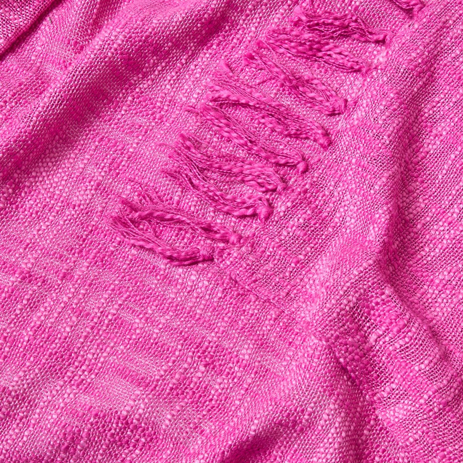 Homescapes Hand woven 100% Pure Cotton Throws for Bed or Sofa Yellow Grey Purple - Picture 35 of 54