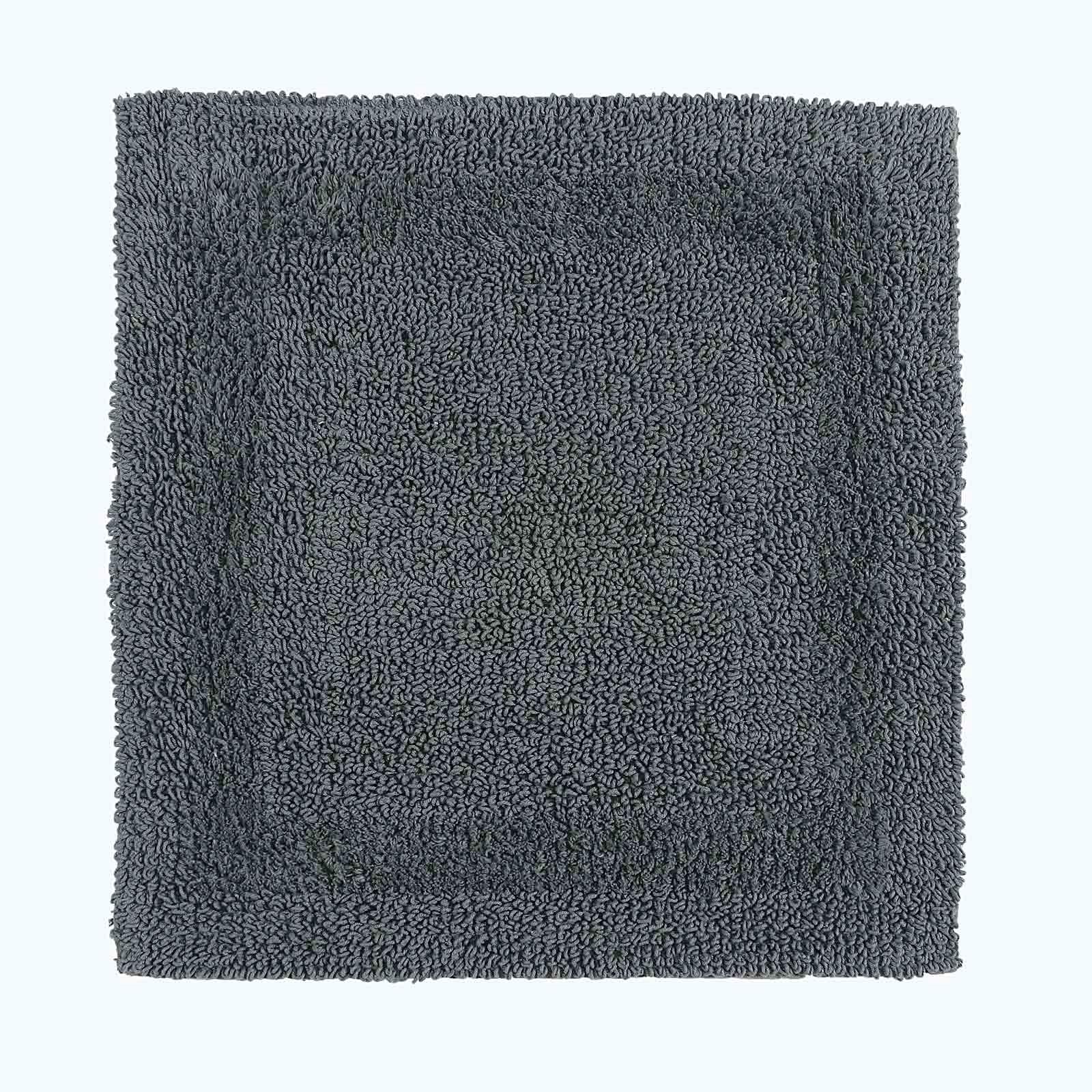 100% Cotton Luxury Reversible Square Shower Mat 50x50cm - Thick, Soft, Non-Slip - Picture 37 of 90
