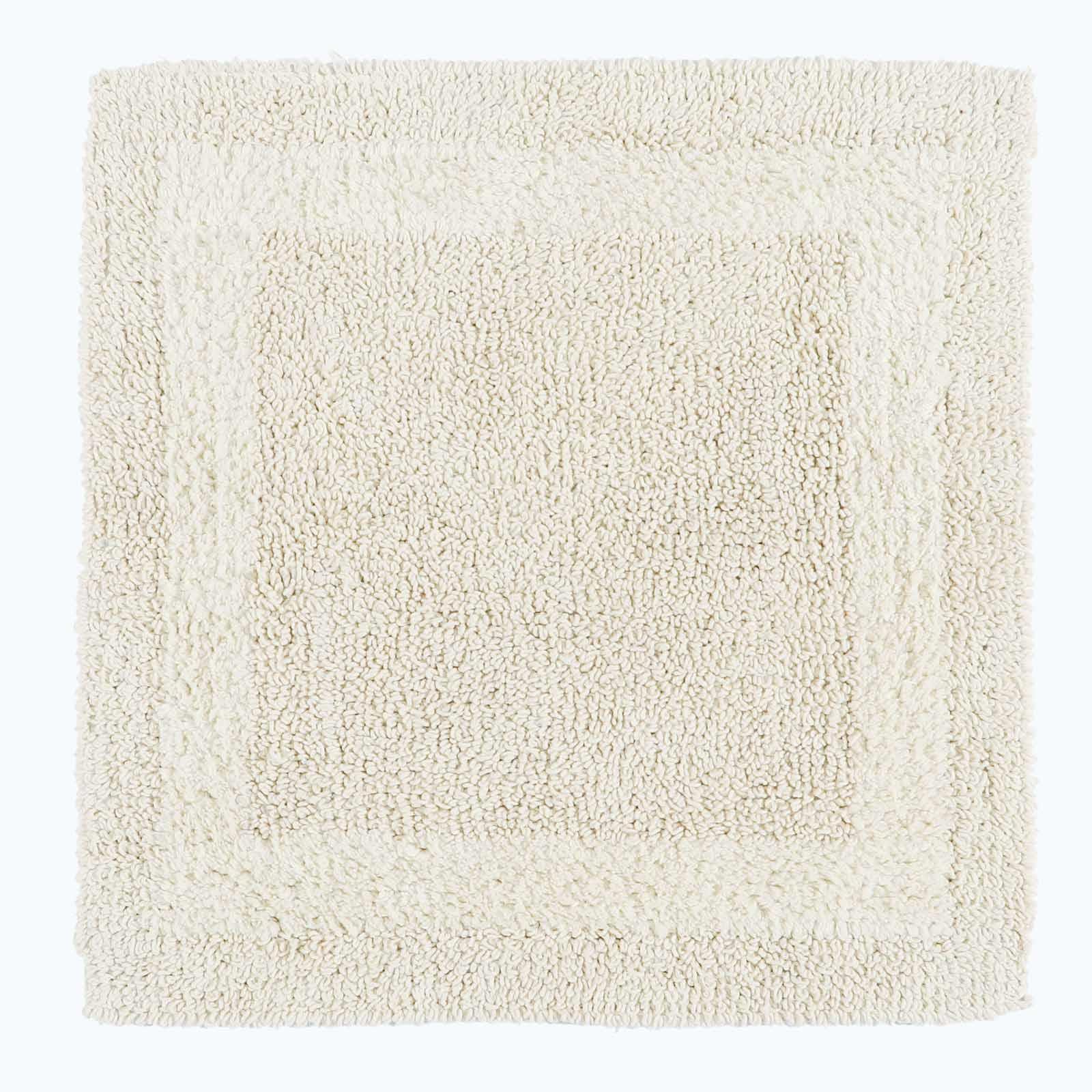 100% Cotton Luxury Reversible Square Shower Mat 50x50cm - Thick, Soft, Non-Slip - Picture 32 of 90