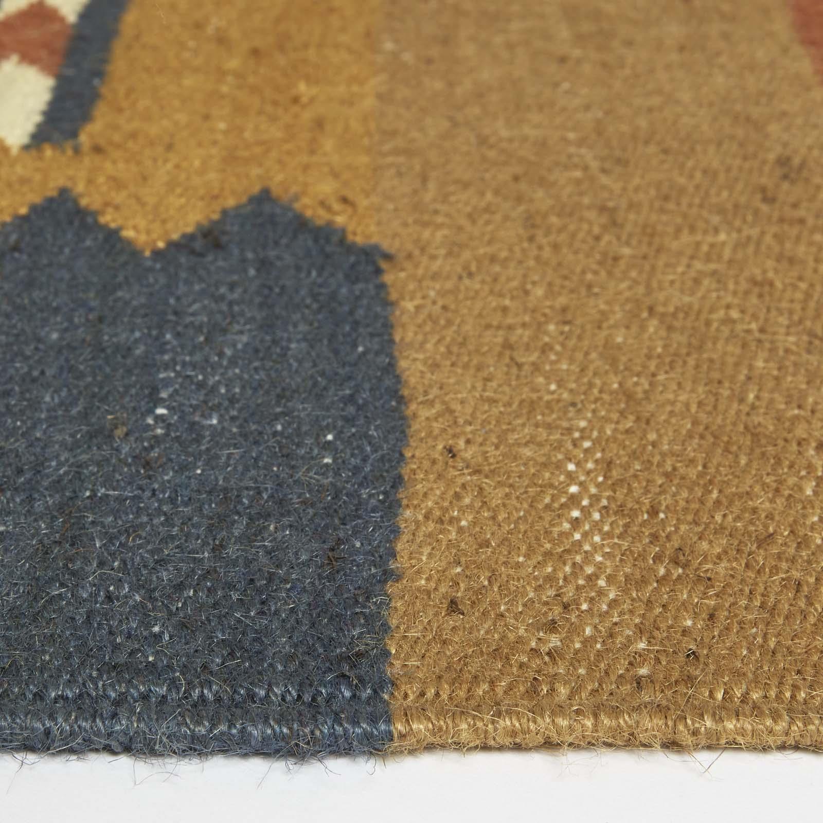 Handwoven Kilim Rug Runner Cotton & Jute in Traditional Pattern with Tassels - Picture 7 of 15