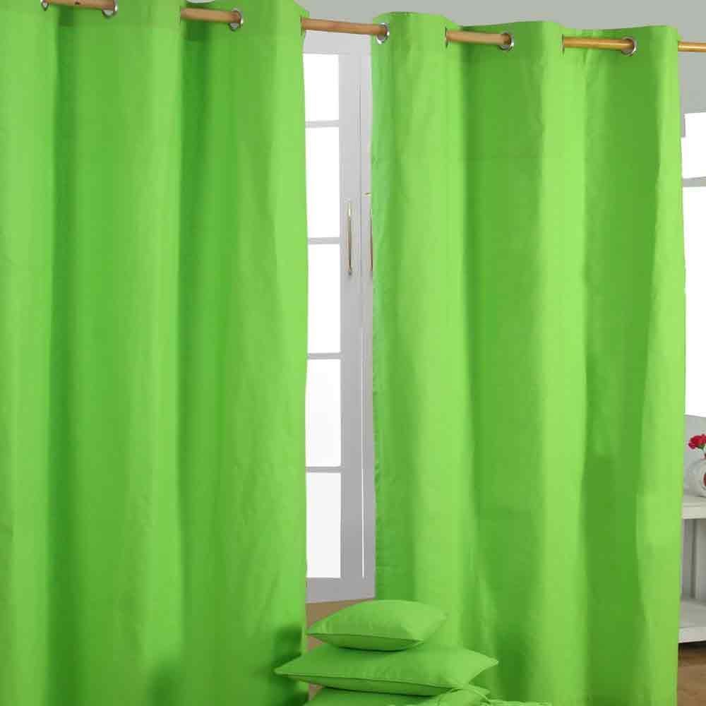 Plain Dyed Heavy Cotton Curtain Eyelet Ready Made Ring Top White, Blue, Grey - Picture 33 of 83