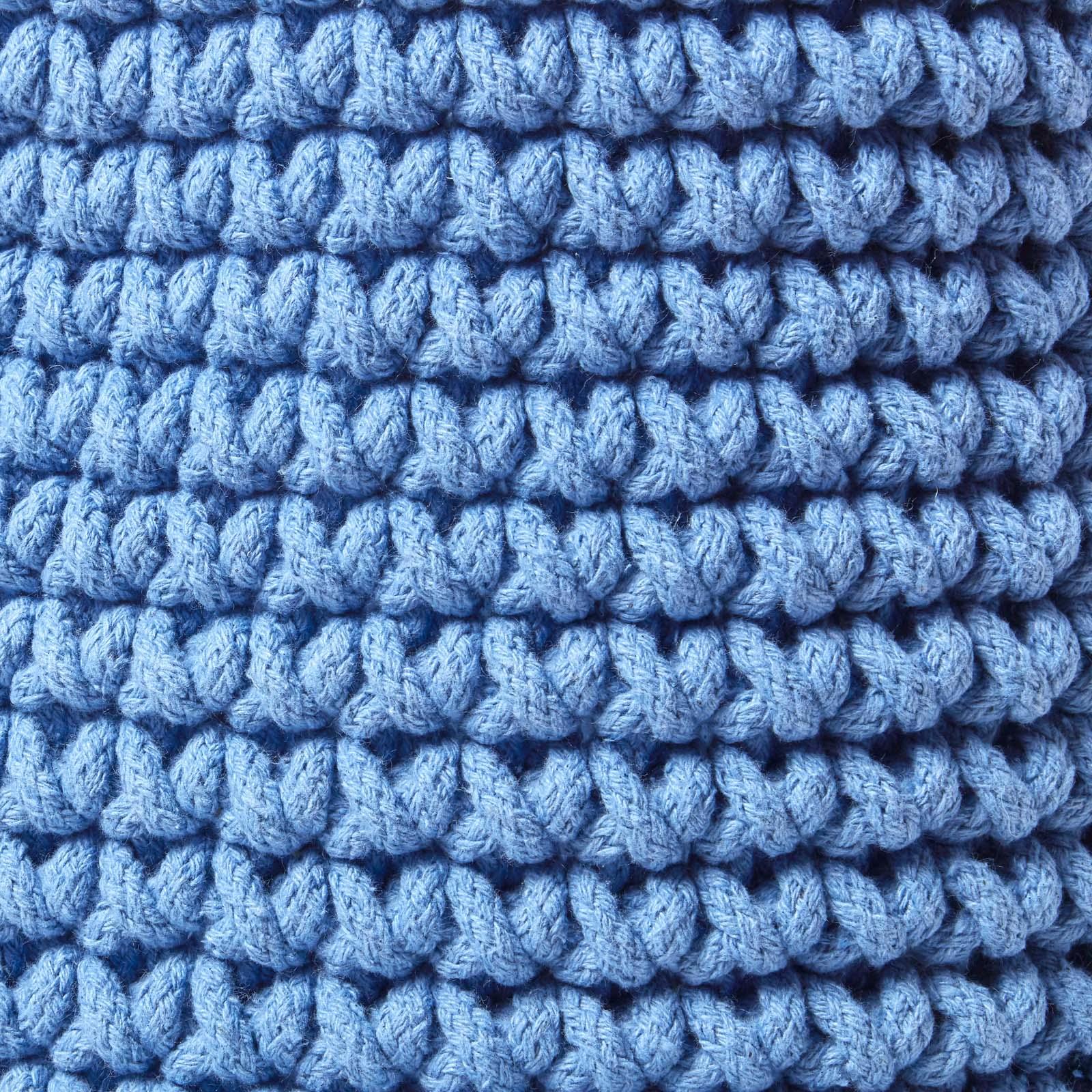 100% Cotton Round Knitted Storage Basket Books & Cloths Storage Handmade Basket - Picture 14 of 135