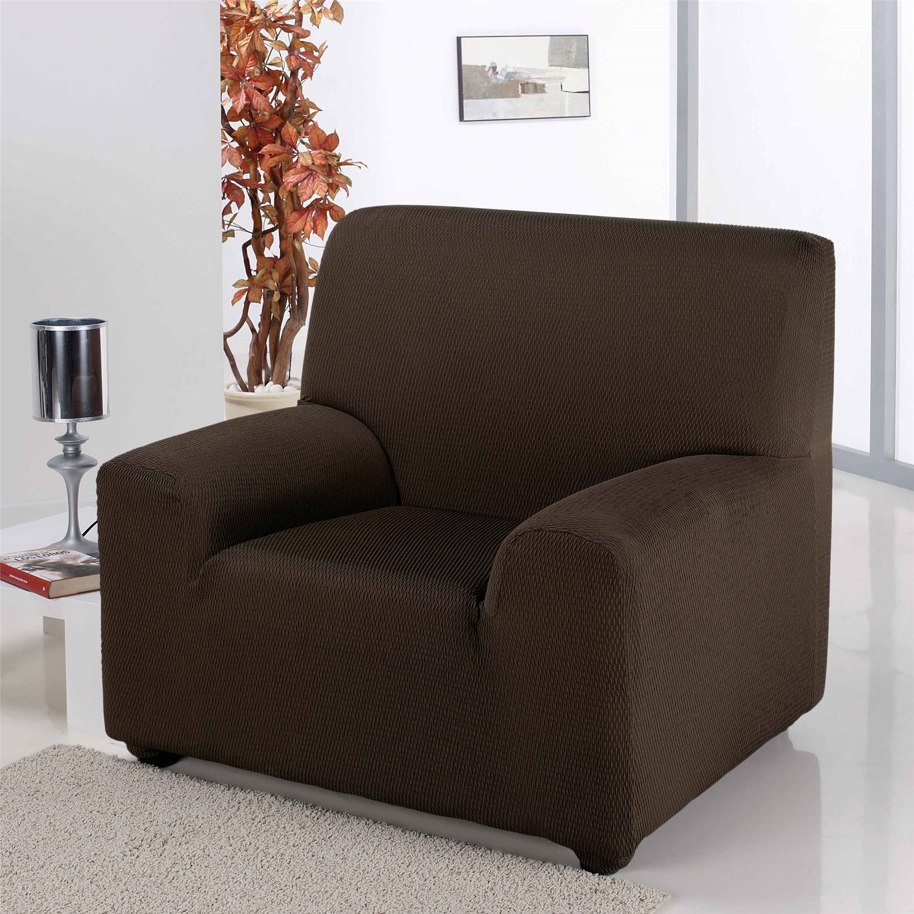 1/2/3 Seater Sofa Couch Slipcover Settee Elastic Stretch Fit Armchair Protector - Picture 4 of 31