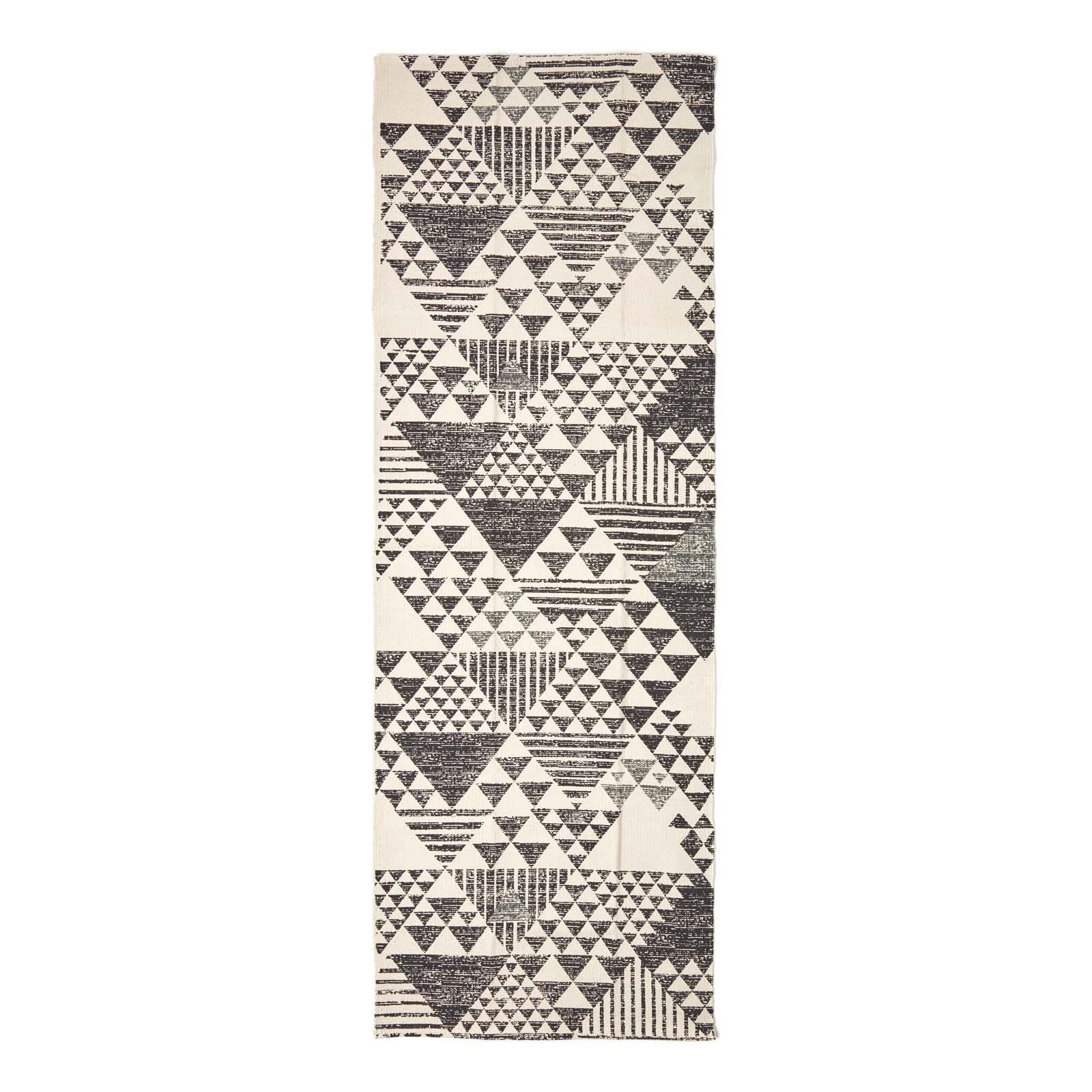 Handwoven Hallway Runner 100% Cotton Hall Rug Multicolour Geometric Printed - Picture 8 of 41