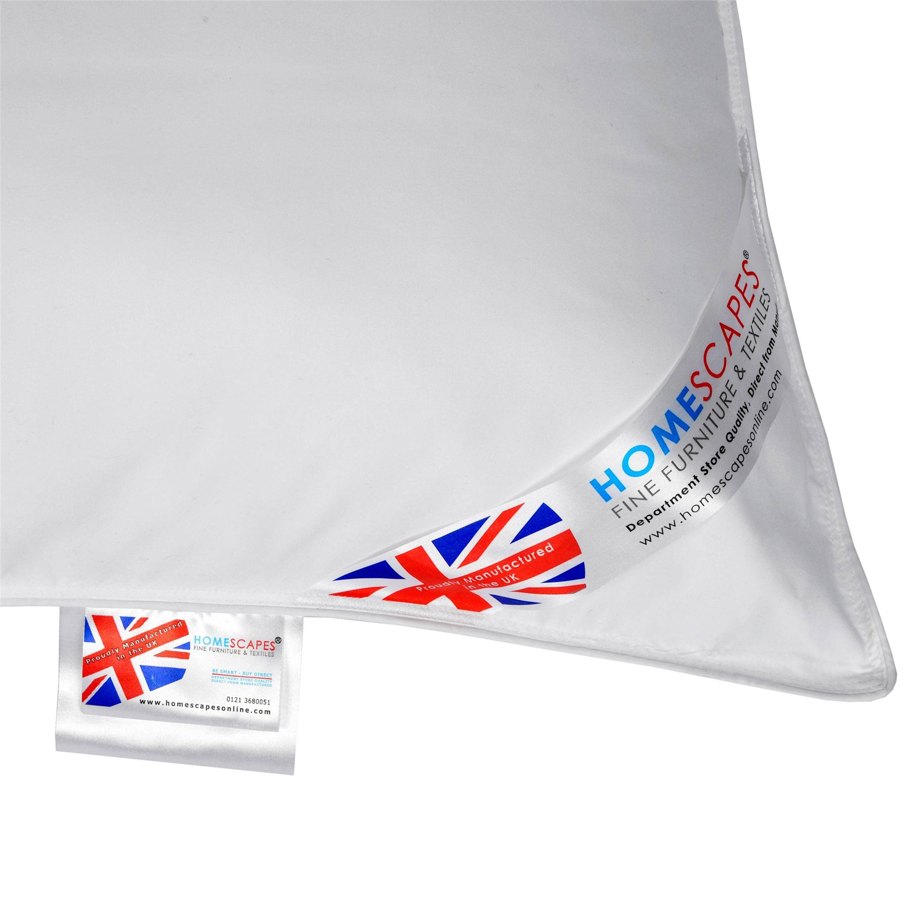 Homescapes Body Bolster Hug Pillows 4ft 6" Duck Goose & Down Feather