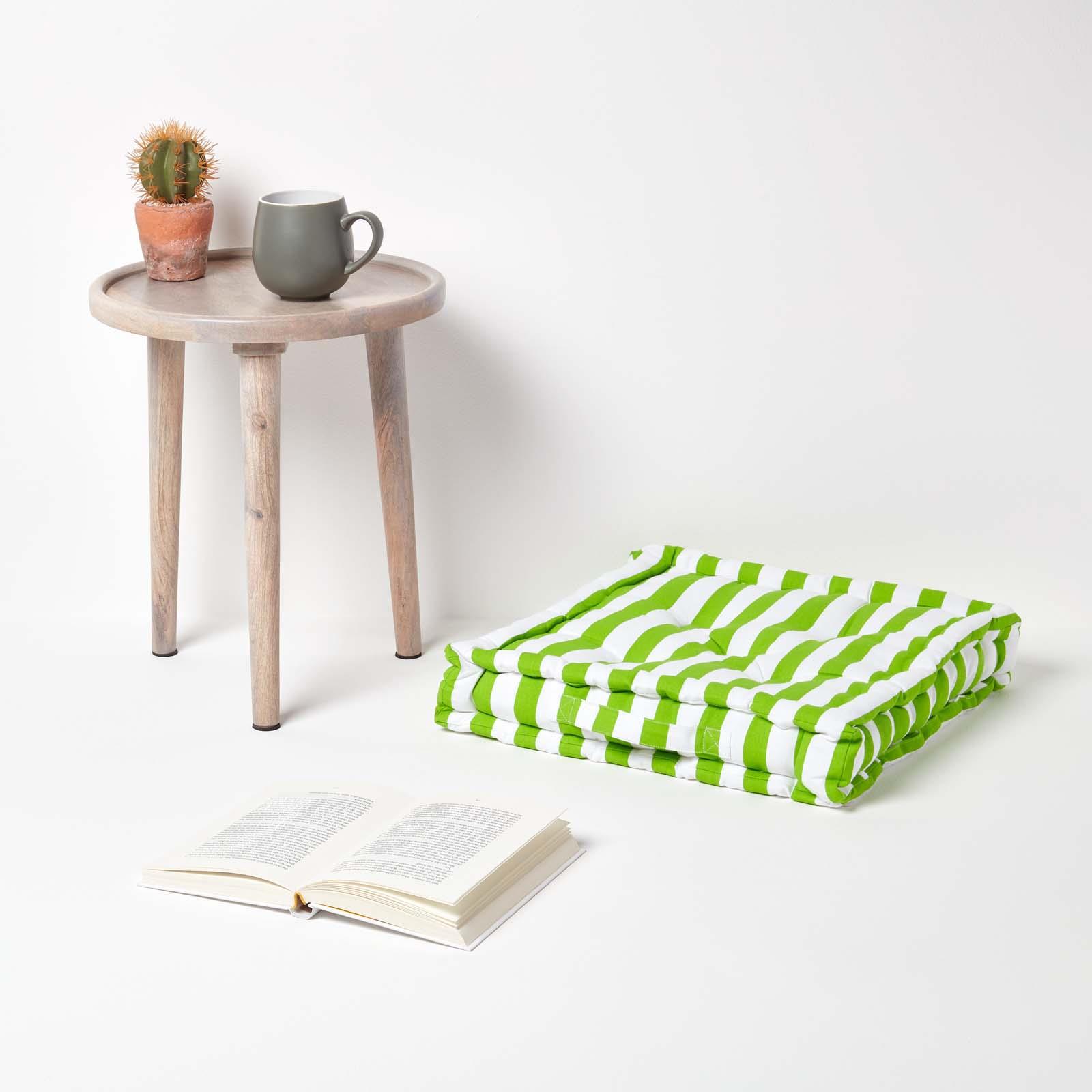 Thick & Thin Stripe Floor Cushion Seat Pad Riser Dining Chair Booster Cushion - Picture 27 of 55