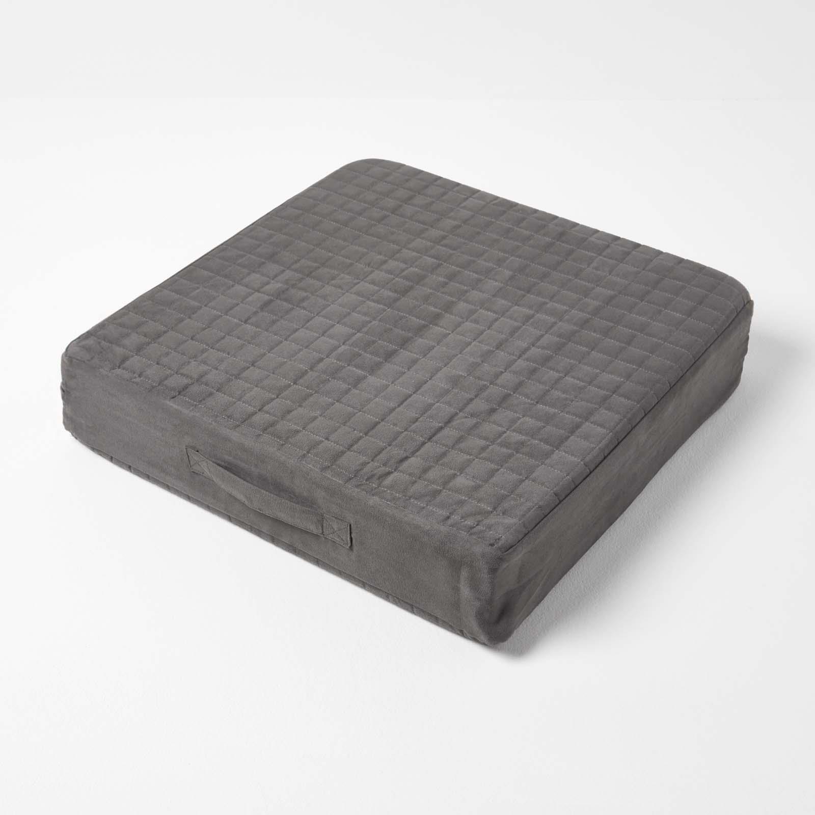 Quilted Armchair Booster Cushion with Removable Cover Firm Orthopaedic Foam - Picture 34 of 43