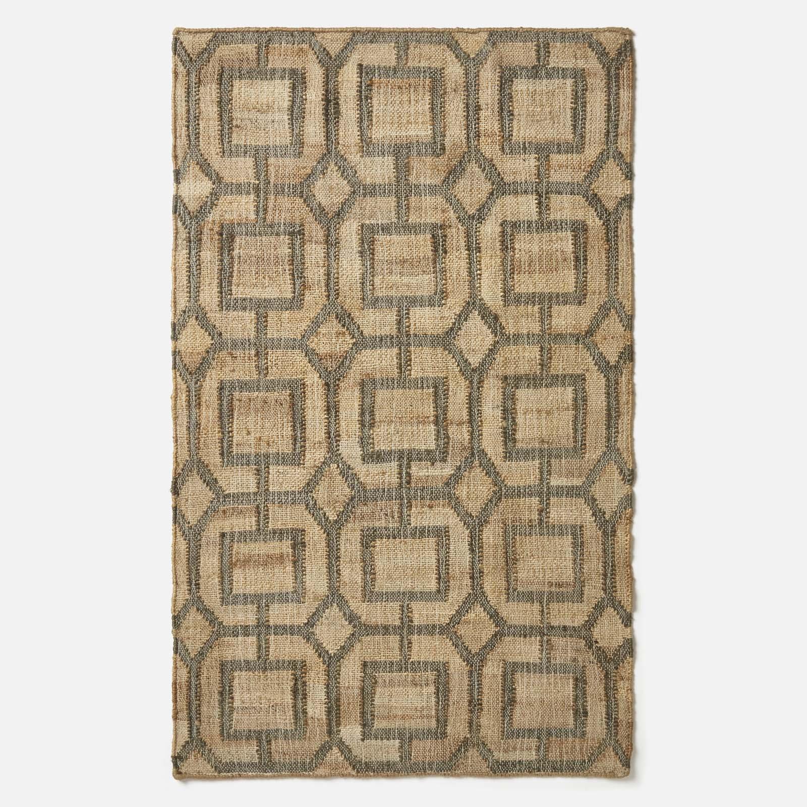 Hand Woven Multi Coloured Rugs and Hall Runners in Decorative Geometric Pattern - Picture 17 of 51