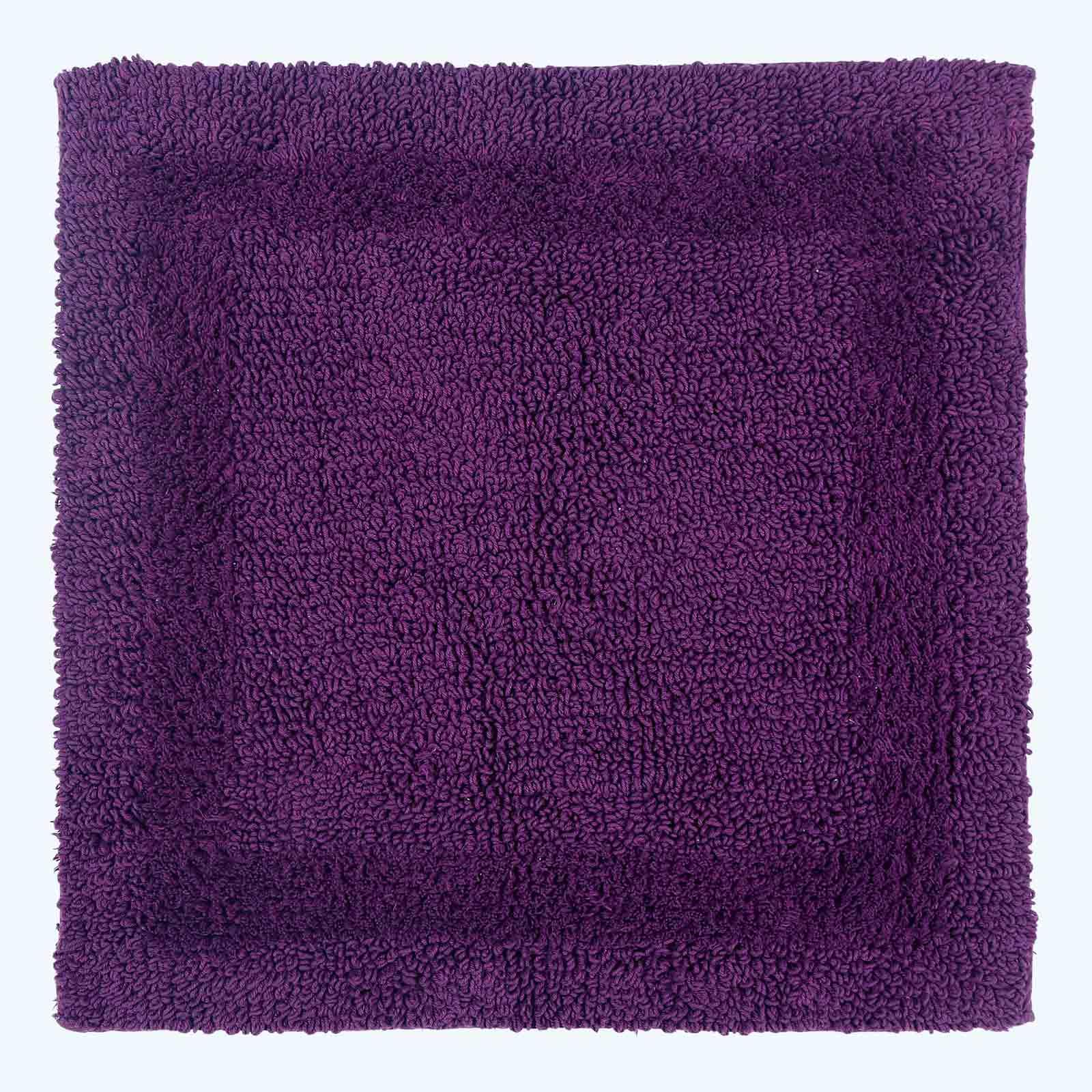 100% Cotton Luxury Reversible Square Shower Mat 50x50cm - Thick, Soft, Non-Slip - Picture 66 of 90