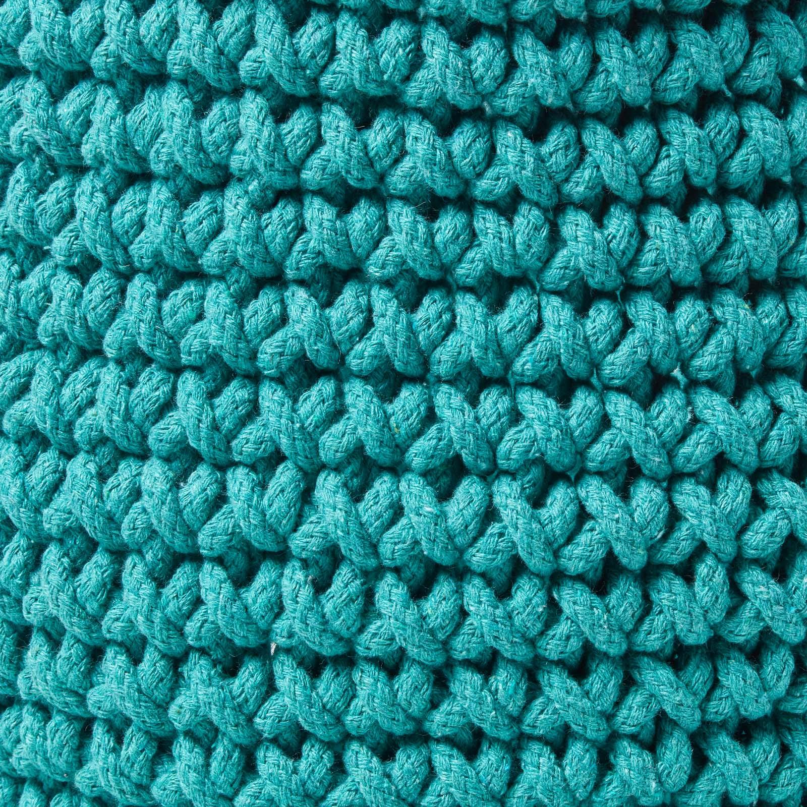 100% Cotton Round Knitted Storage Basket Books & Cloths Storage Handmade Basket - Picture 133 of 135
