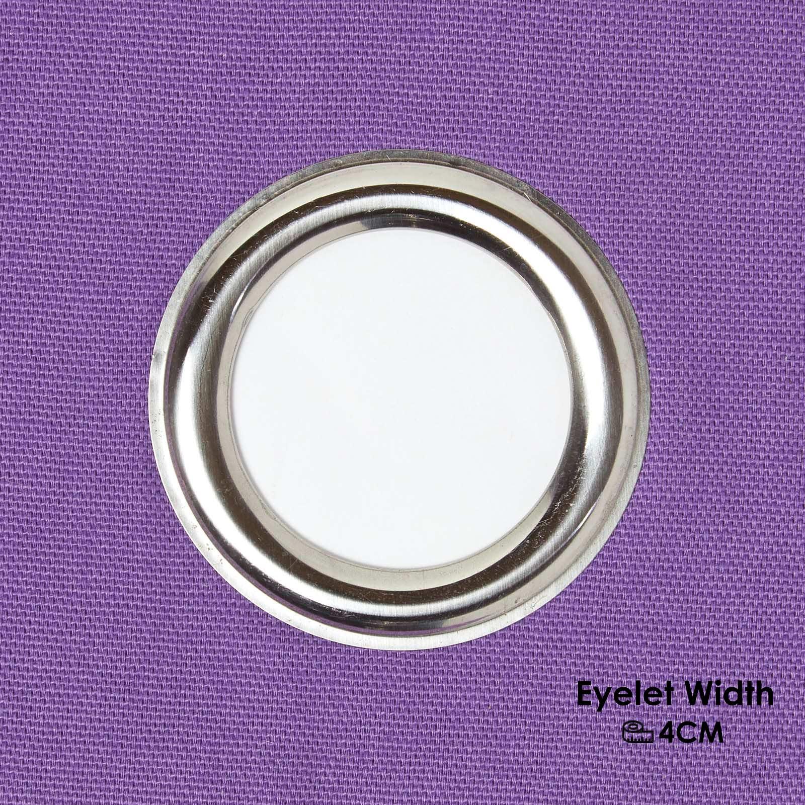 Plain Dyed Heavy Cotton Curtain Eyelet Ready Made Ring Top White, Blue, Grey - Picture 74 of 83