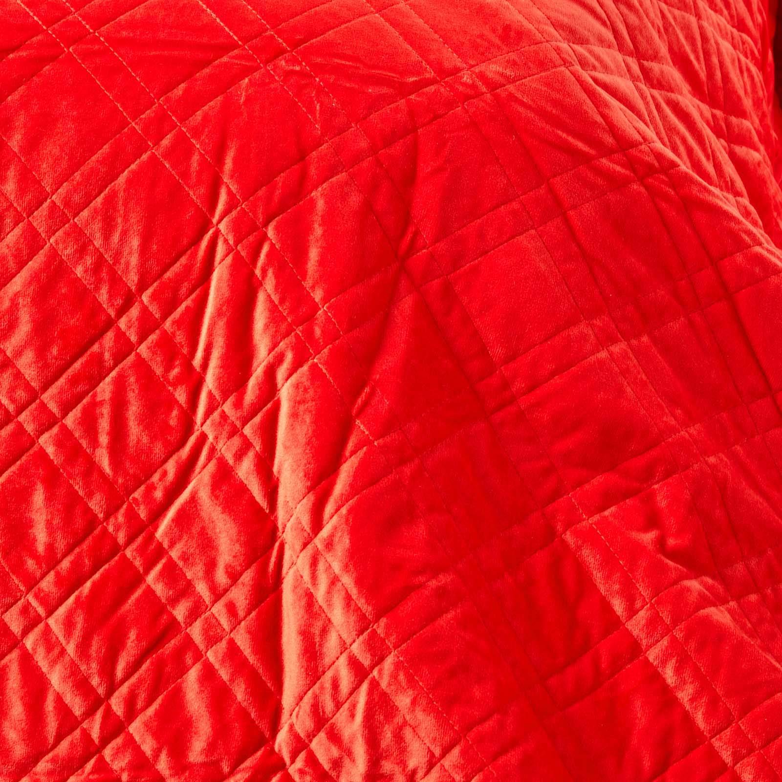 Quilted Velvet Bedspread Geometric Bed Throw Super Soft Coverlet Quilt Blanket - Picture 34 of 35