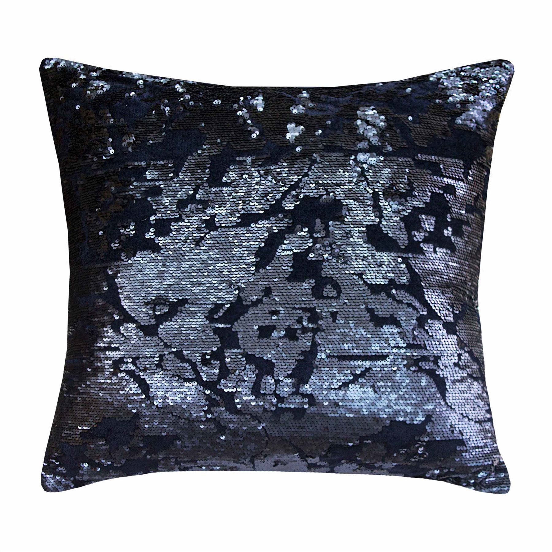 Kylie Minogue Cushion Oyester Sequin Embellished Pleated Crushed Velvet