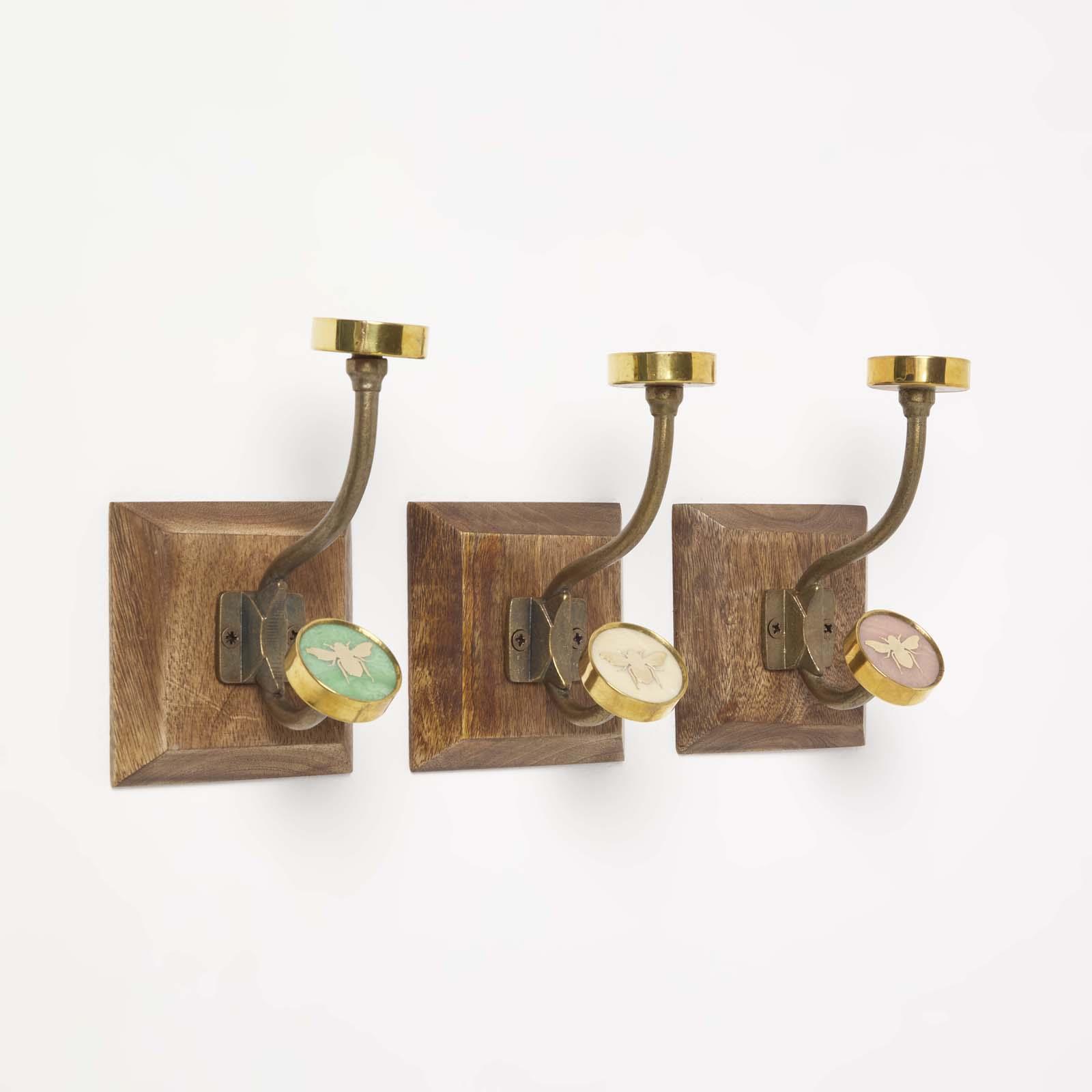 Wall Mounted Vintage style Decorative Coat Rack Hook Hangers with 2 and 4 Hooks - Picture 25 of 32
