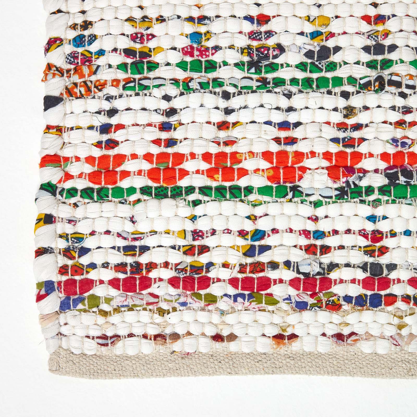 100% Cotton Handmade Multi Colour Chindi Rug Area Rag Rugs Mat Runner - Picture 19 of 21