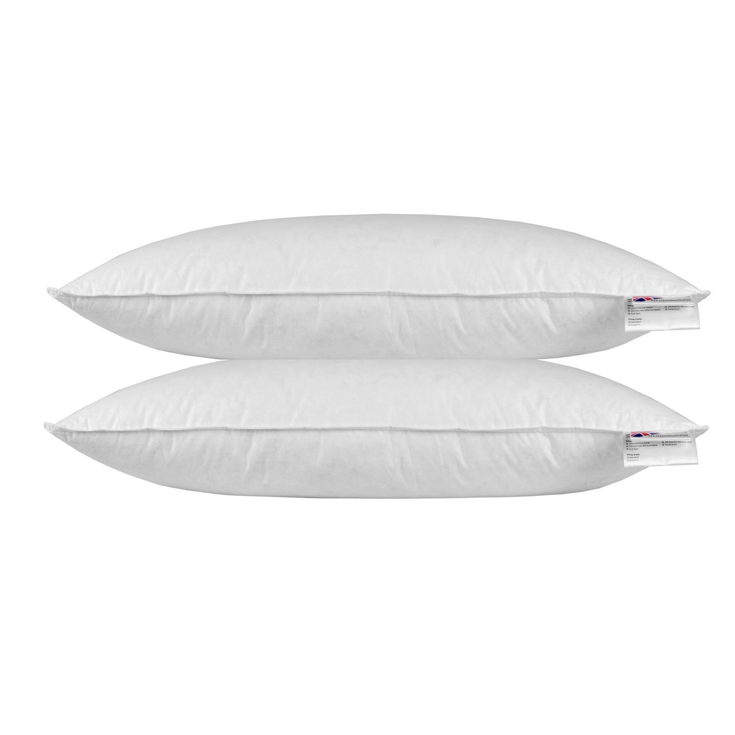 Goose Feather & Down European Size Continental Single and Pillow Pair - Picture 2 of 19