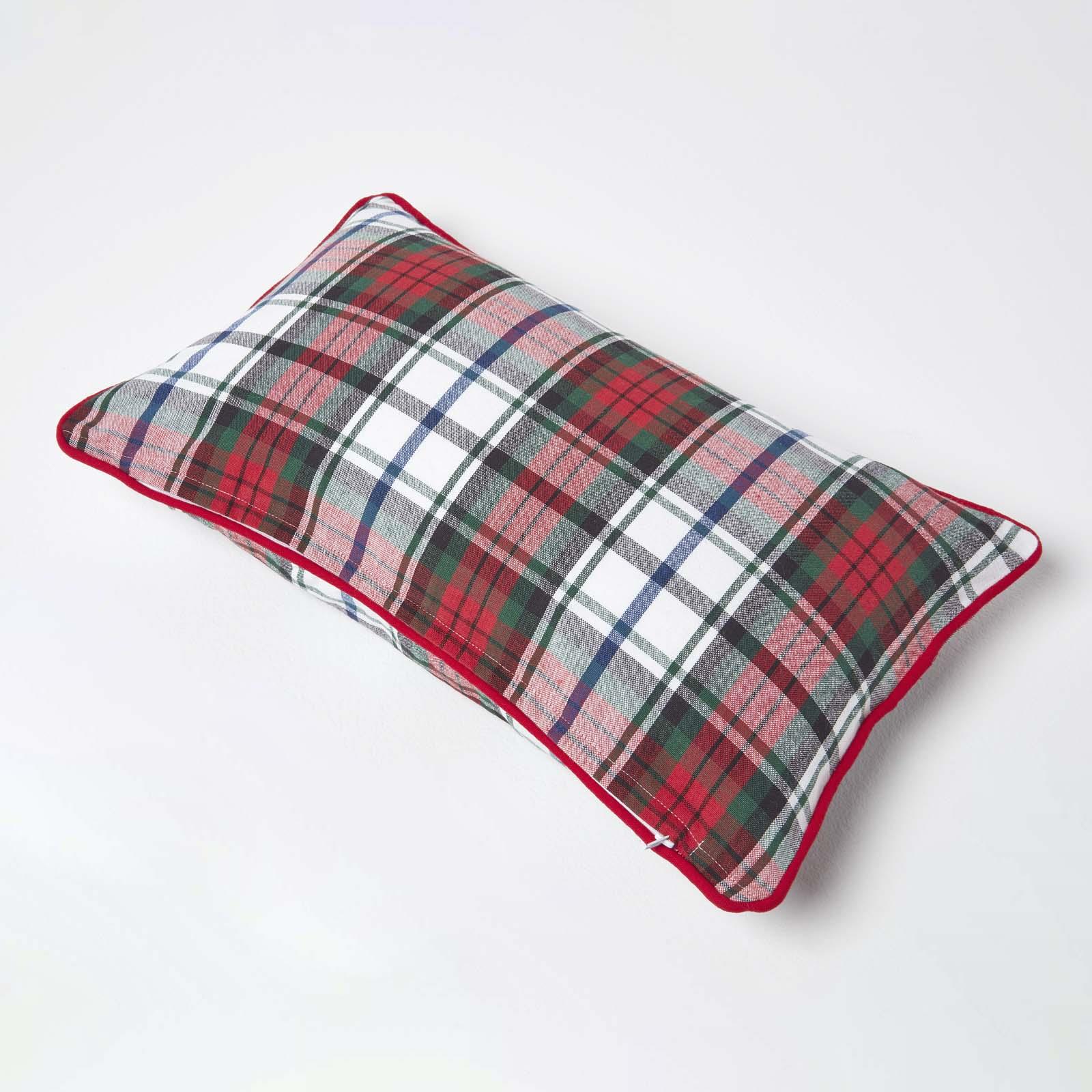 Tartan Check 100% Cotton and Polyester Sofa or Settee Cushion Covers Washable - Picture 33 of 50