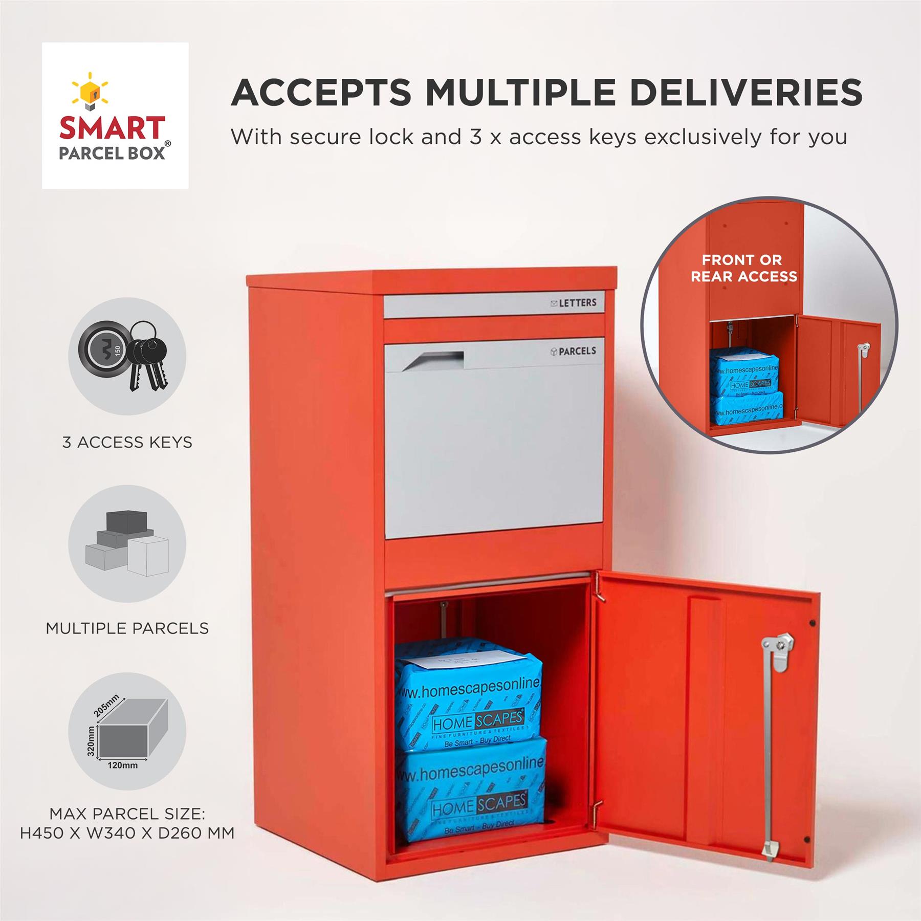 Large/ Extra-Large Front & Rear Access Smart Parcel Box® Special Edition - Picture 37 of 52