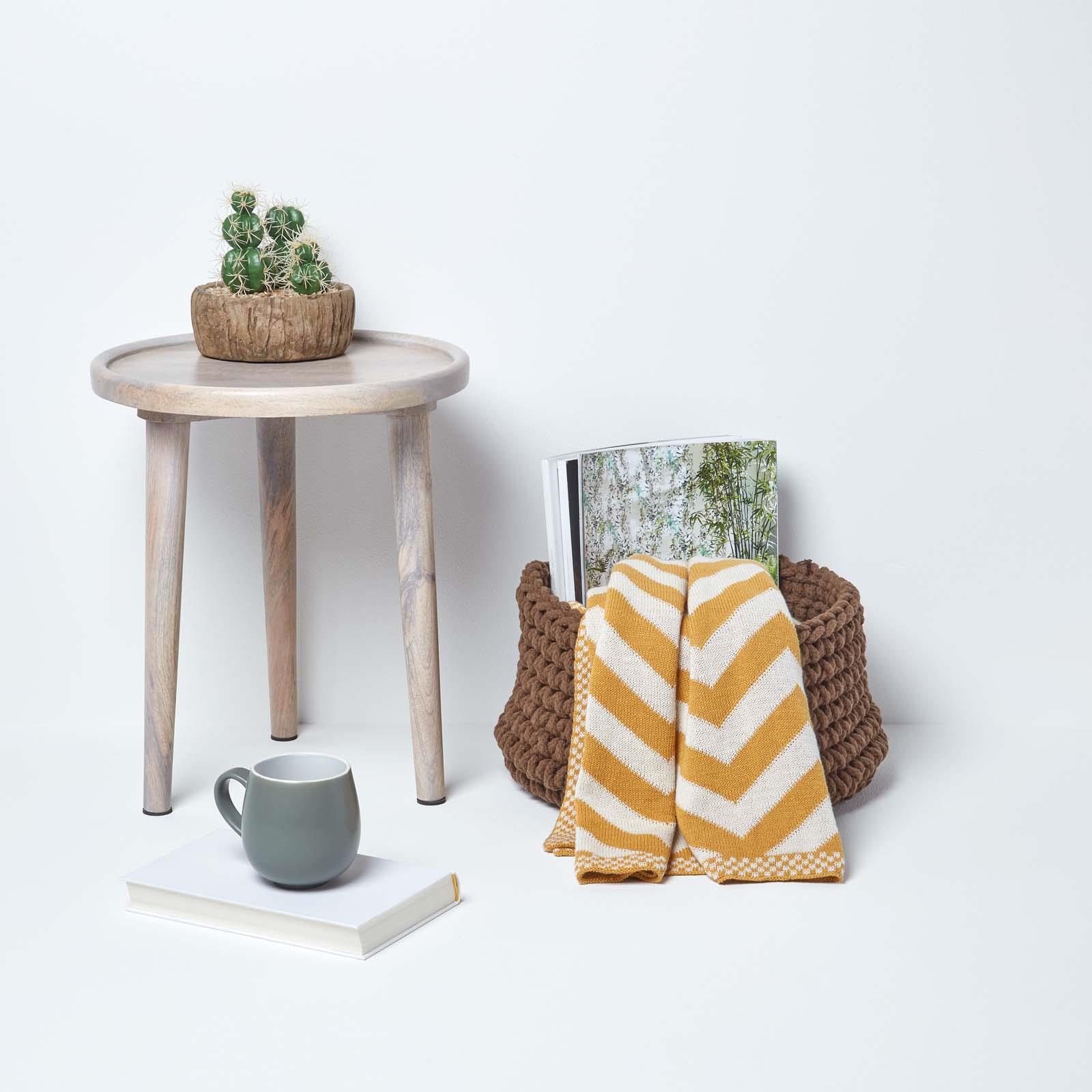 100% Cotton Round Knitted Storage Basket Books & Cloths Storage Handmade Basket - Picture 23 of 135