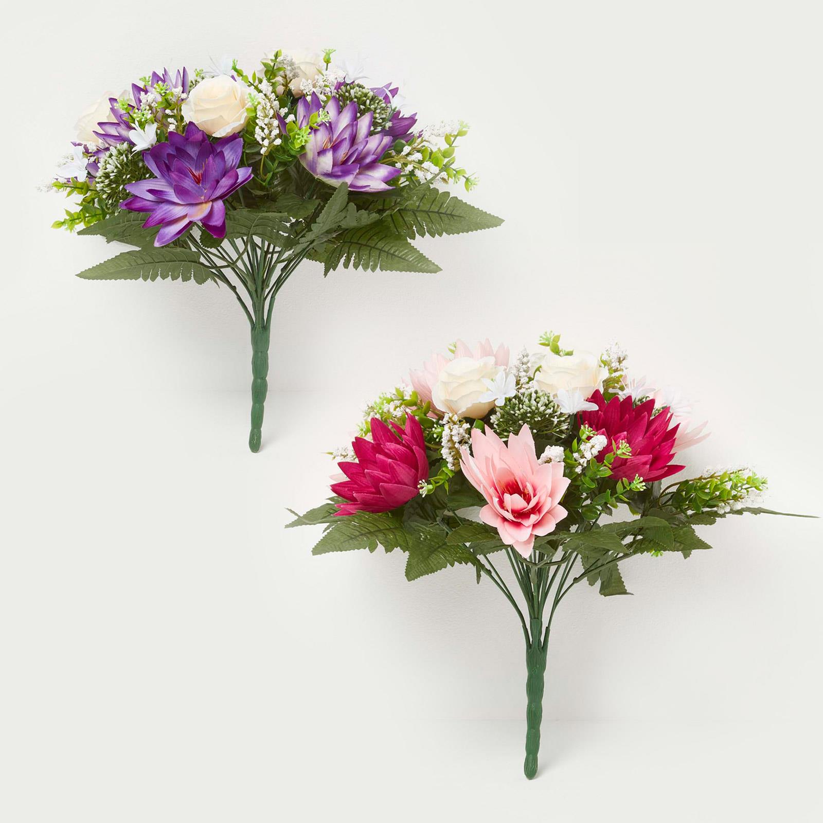 Artificial Fake Flowers Bouquet Arrangement Home Wedding Party Garden-Decor - Picture 10 of 38