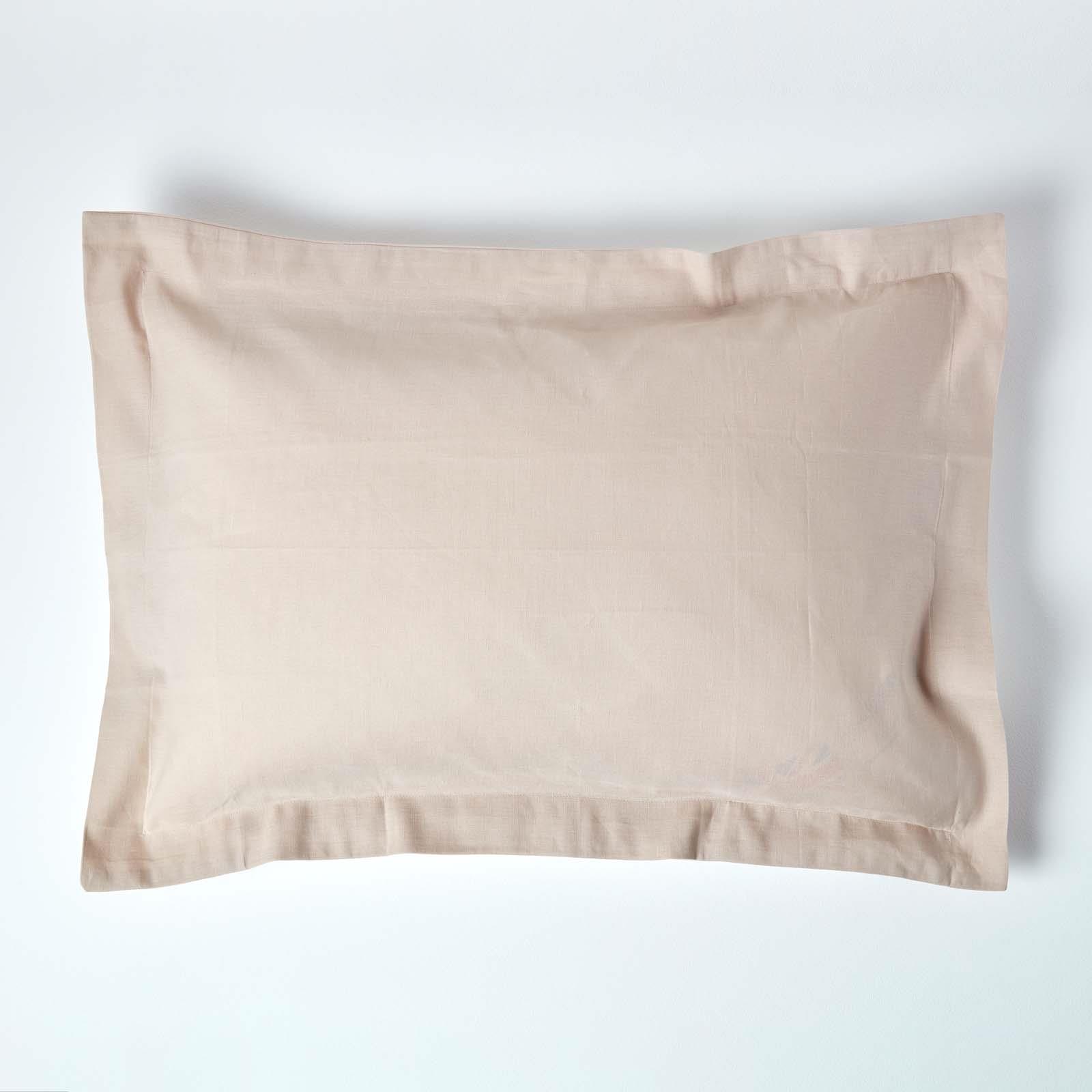 Luxury Soft Linen Plain Oxford/ Housewife Pillowcase Standard & King