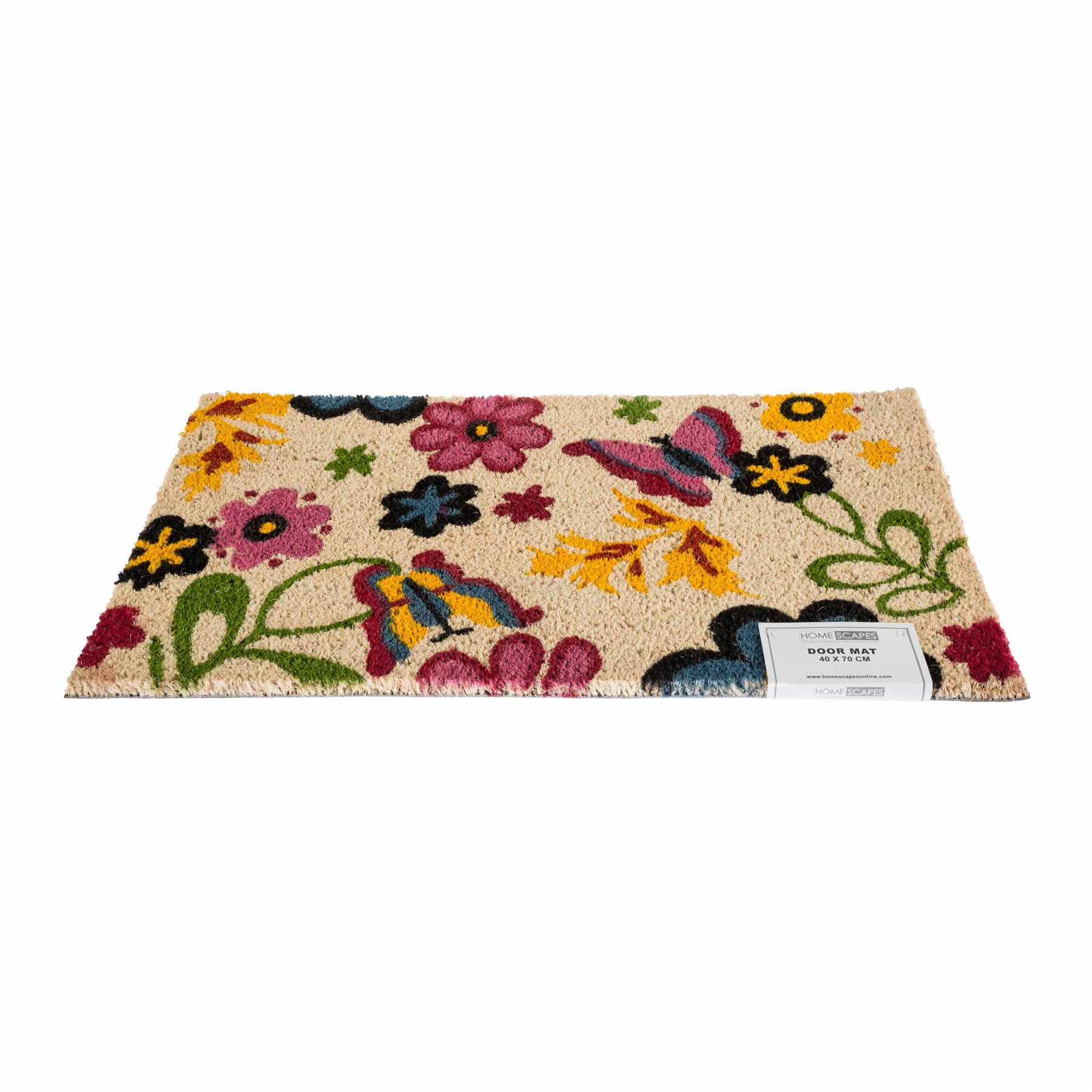 Novelty Natural Coir Door Mat Heavy Duty Indoor Outdoor Floor Entrance