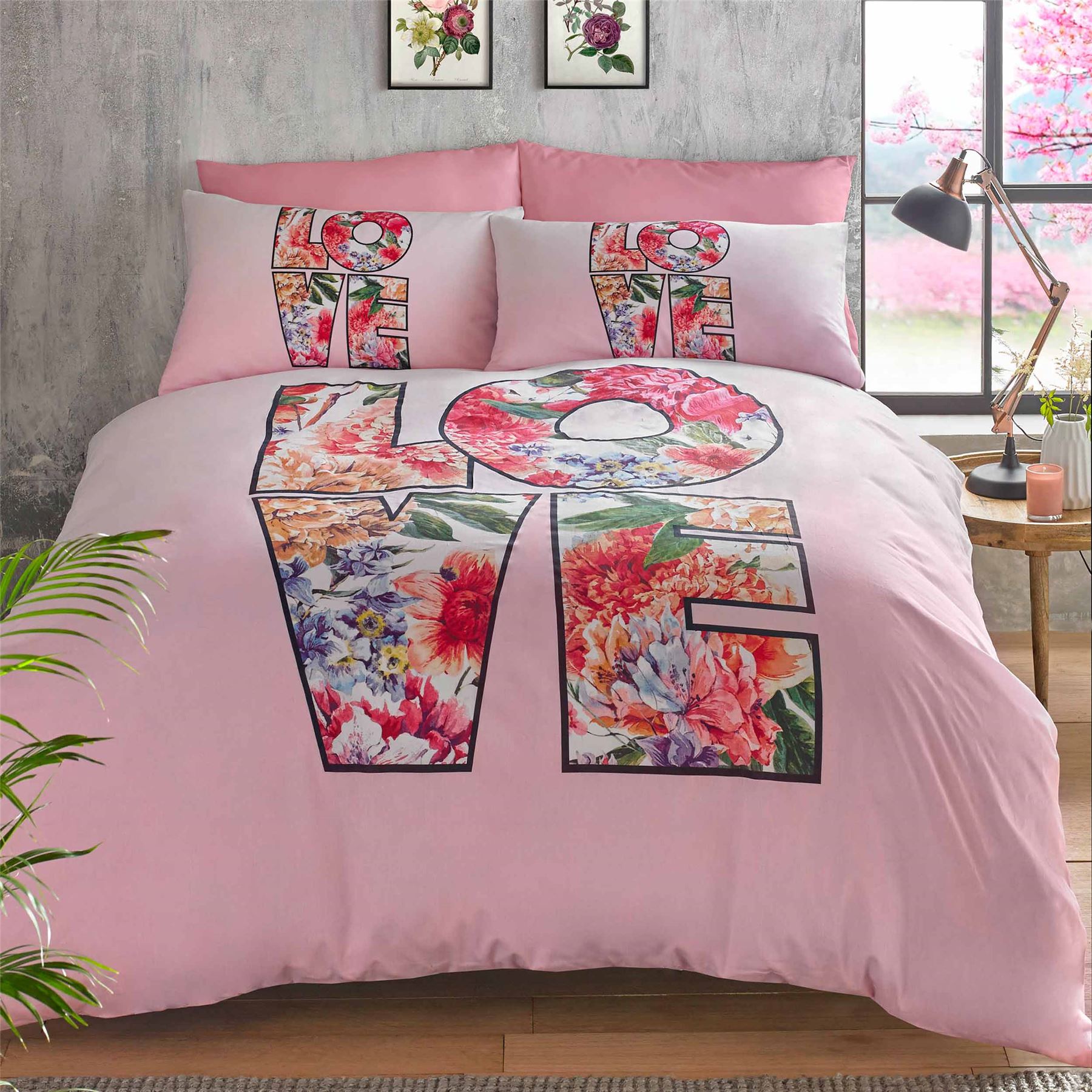 Hashtag Boho Love Duvet Cover Bedding Set Single Double & King with