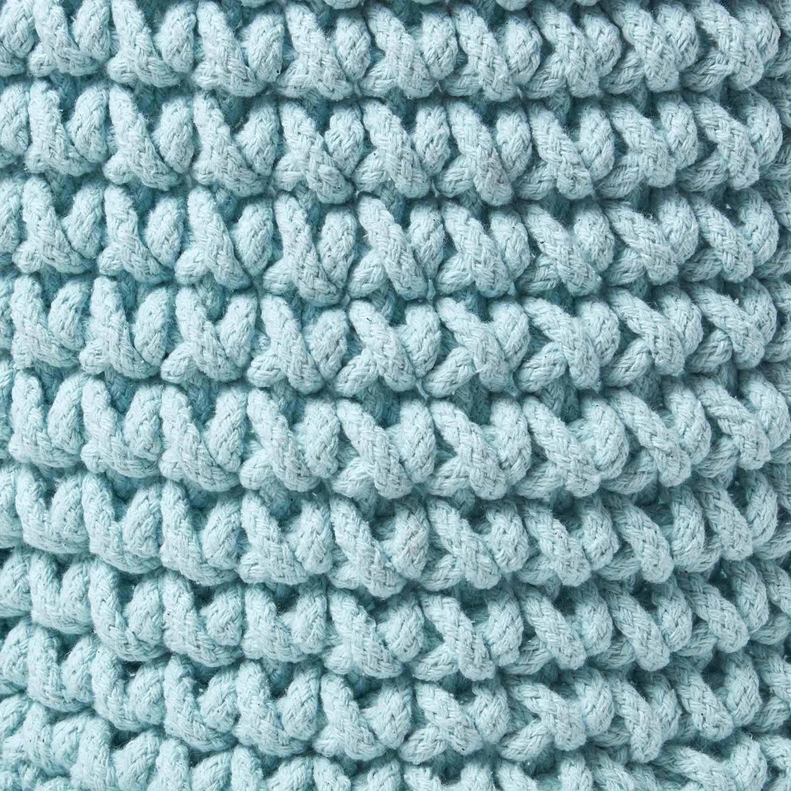 100% Cotton Round Knitted Storage Basket Books & Cloths Storage Handmade Basket - Picture 98 of 135