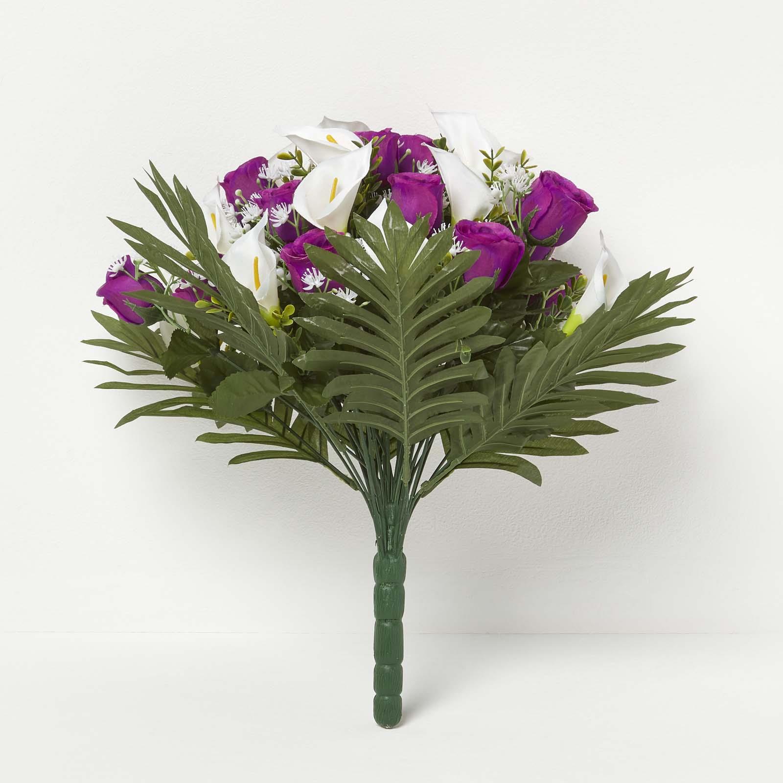 Artificial Fake Flowers Bouquet Arrangement Home Wedding Party Garden-Decor - Picture 31 of 38