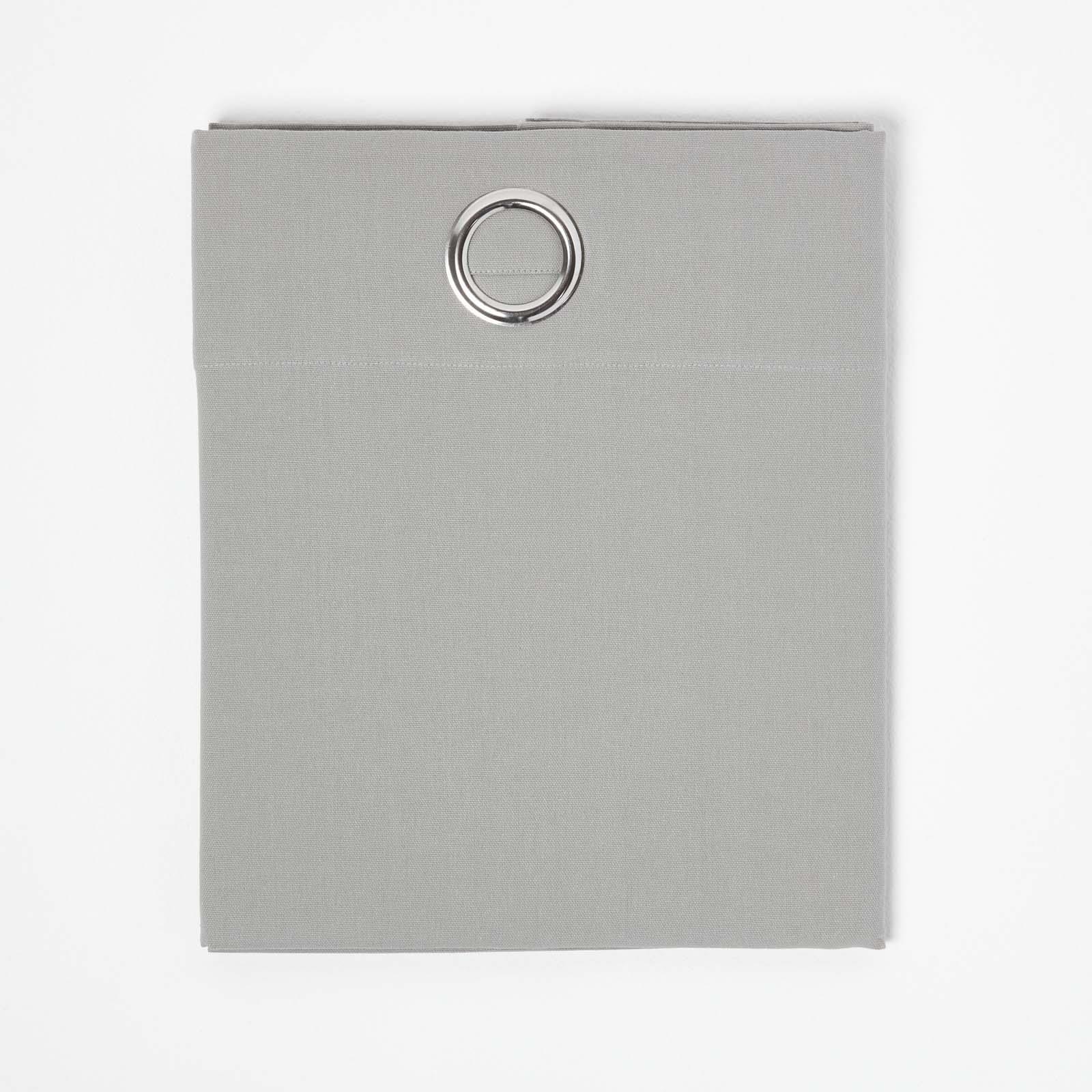 Plain Dyed Heavy Cotton Curtain Eyelet Ready Made Ring Top White, Blue, Grey - Picture 38 of 83