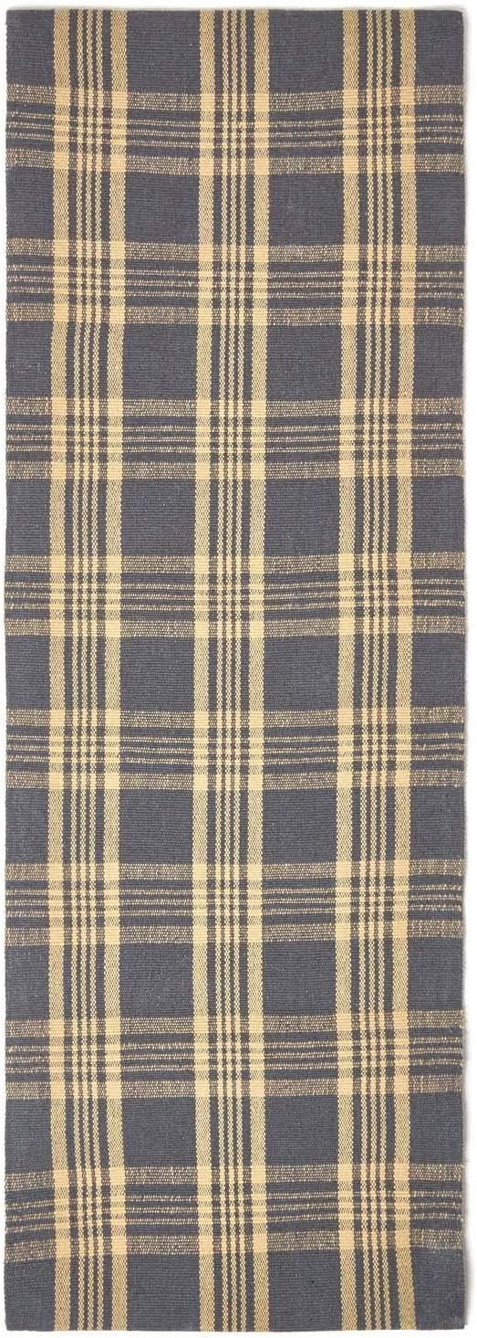 Handwoven 100% Wool Non Slip Rug/Hall Runner Traditional Scottish Tartan Check - Picture 5 of 22