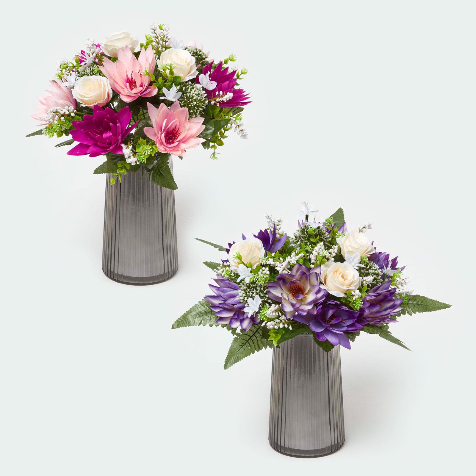 Artificial Fake Flowers Bouquet Arrangement Home Wedding Party Garden-Decor - Picture 11 of 38
