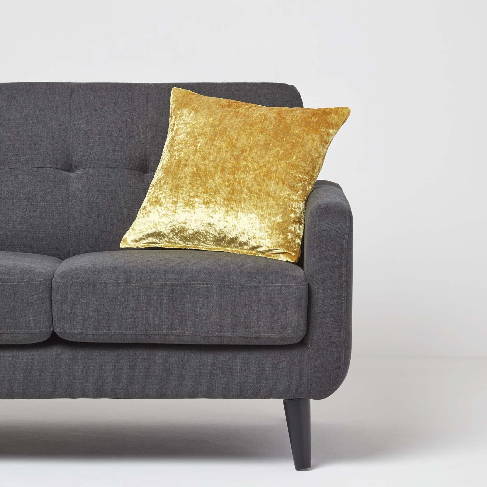 Luxury Crushed Velvet Cushion Covers for Home Sofa Décor 18" x 18" and